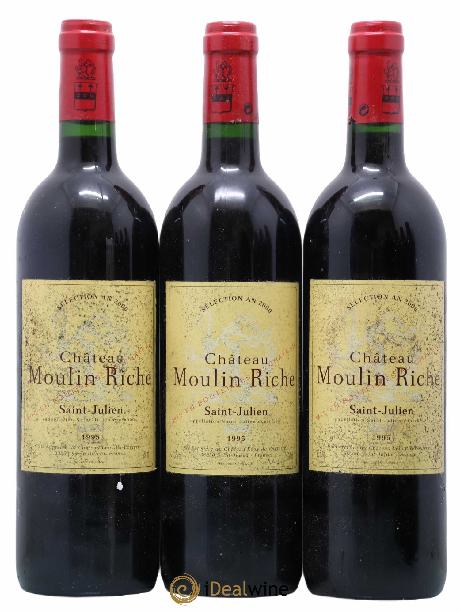 Château Moulin Riche 1995 - Lot de 6 bouteilles - 1