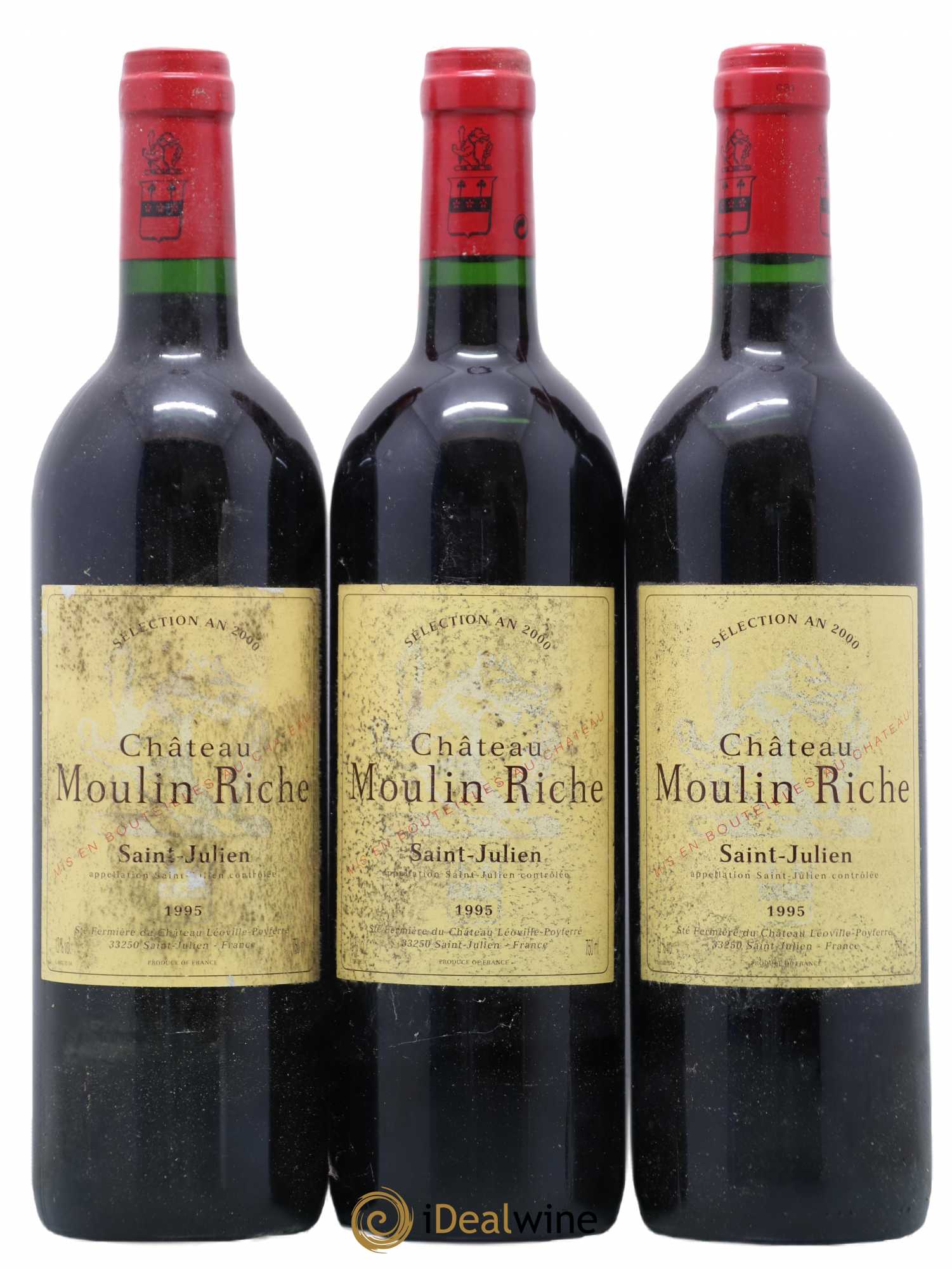 Château Moulin Riche 1995 - Lot de 6 bouteilles - 2