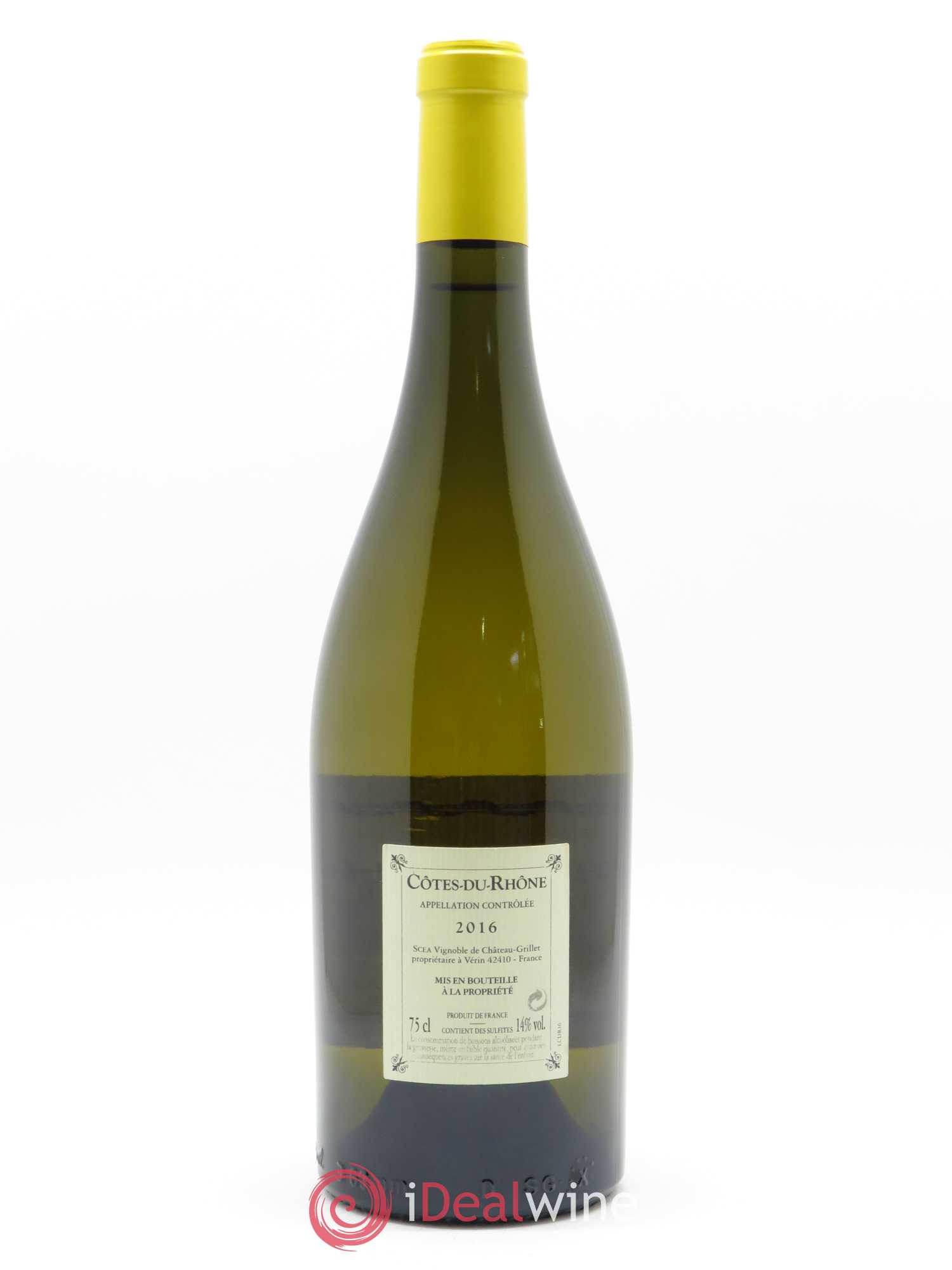 Côtes-du-Rhône Château-Grillet Pontcin Château-Grillet 2016 - Lot of 1 bottle - 1