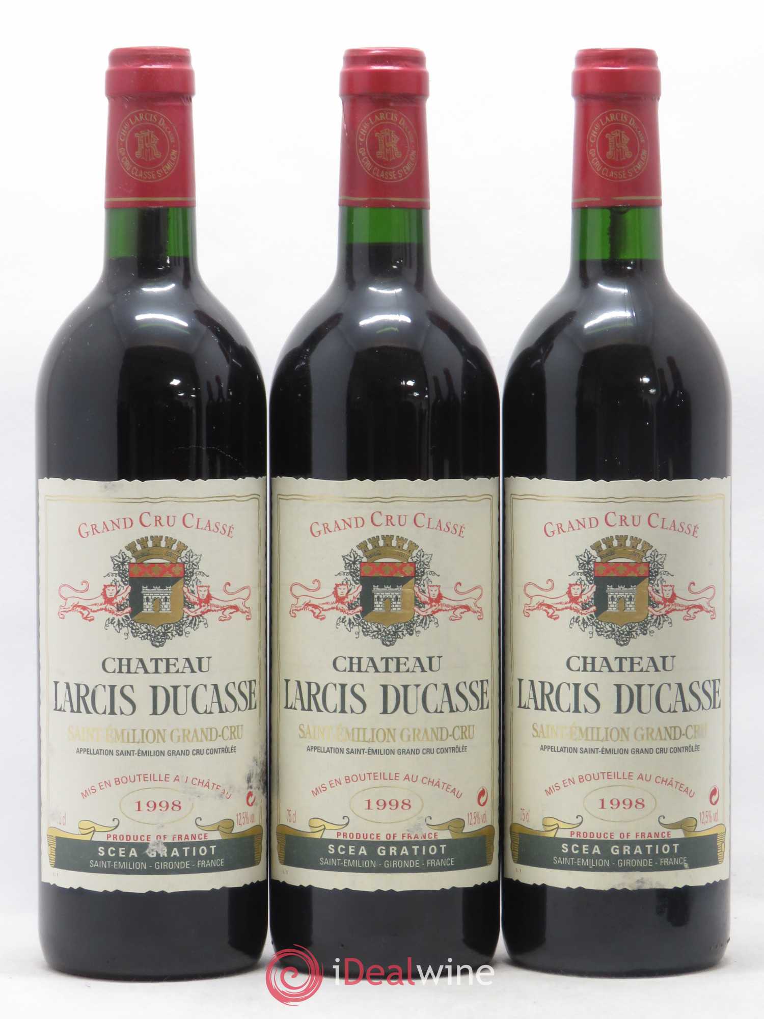 Château Larcis Ducasse 1er Grand Cru Classé B 1998 - Lot de 12 bouteilles - 3