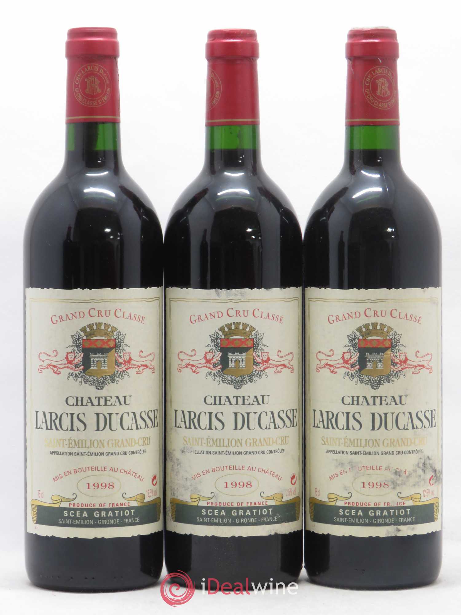 Château Larcis Ducasse 1er Grand Cru Classé B 1998 - Lot de 12 bouteilles - 4