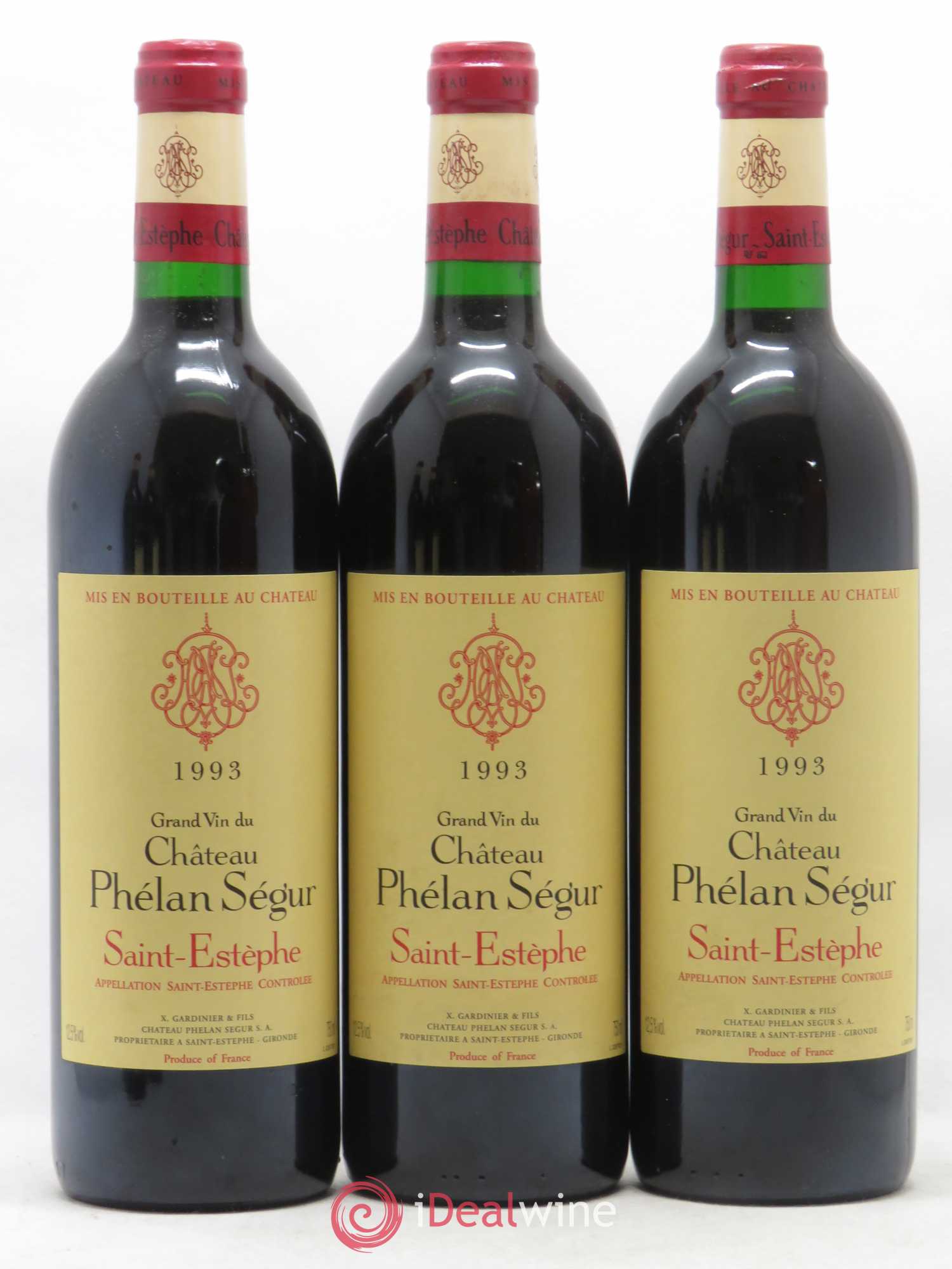Château Phélan Ségur 1993 - Lot de 12 bouteilles - 2