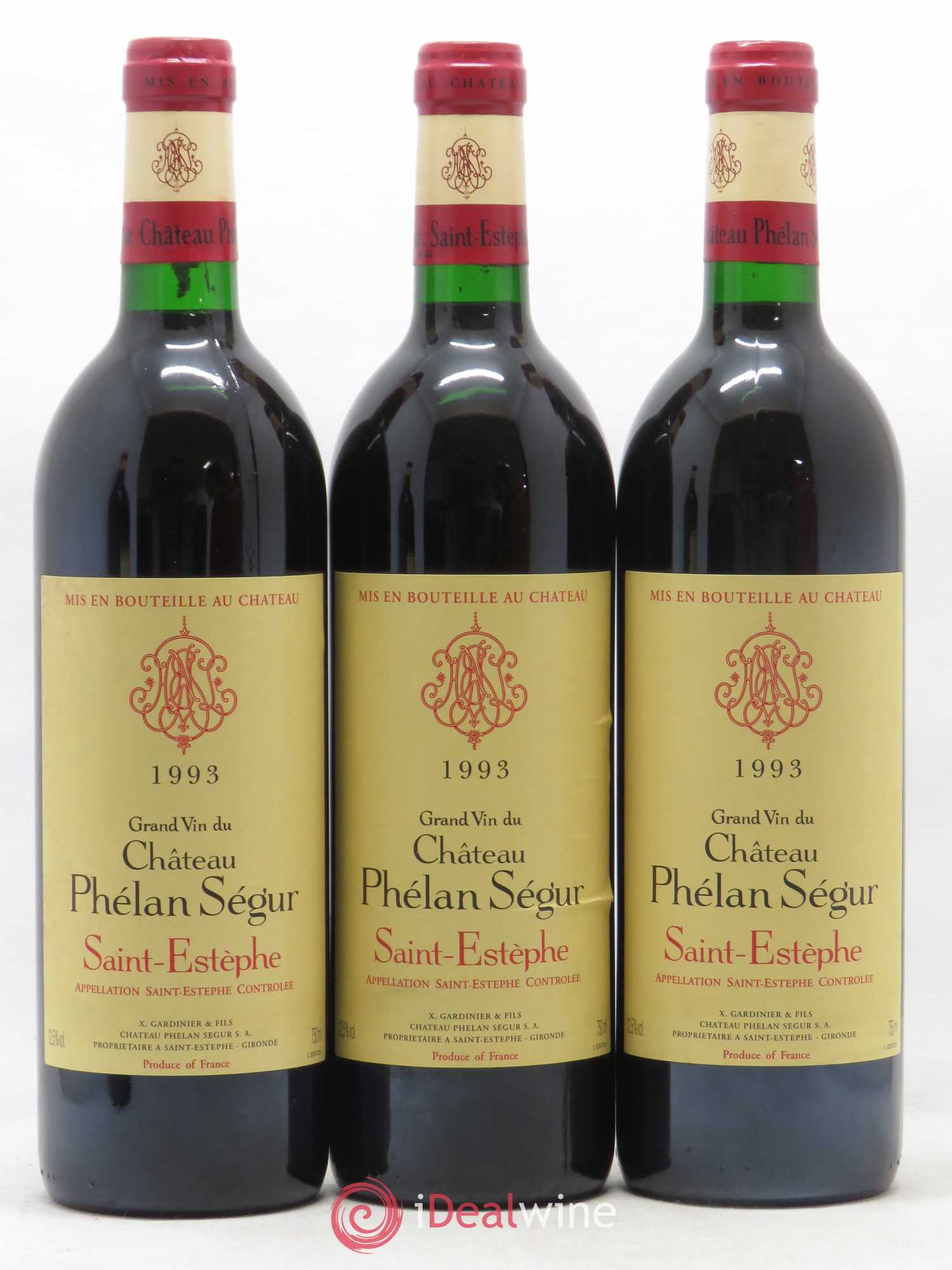 Château Phélan Ségur 1993 - Lot de 12 bouteilles - 3