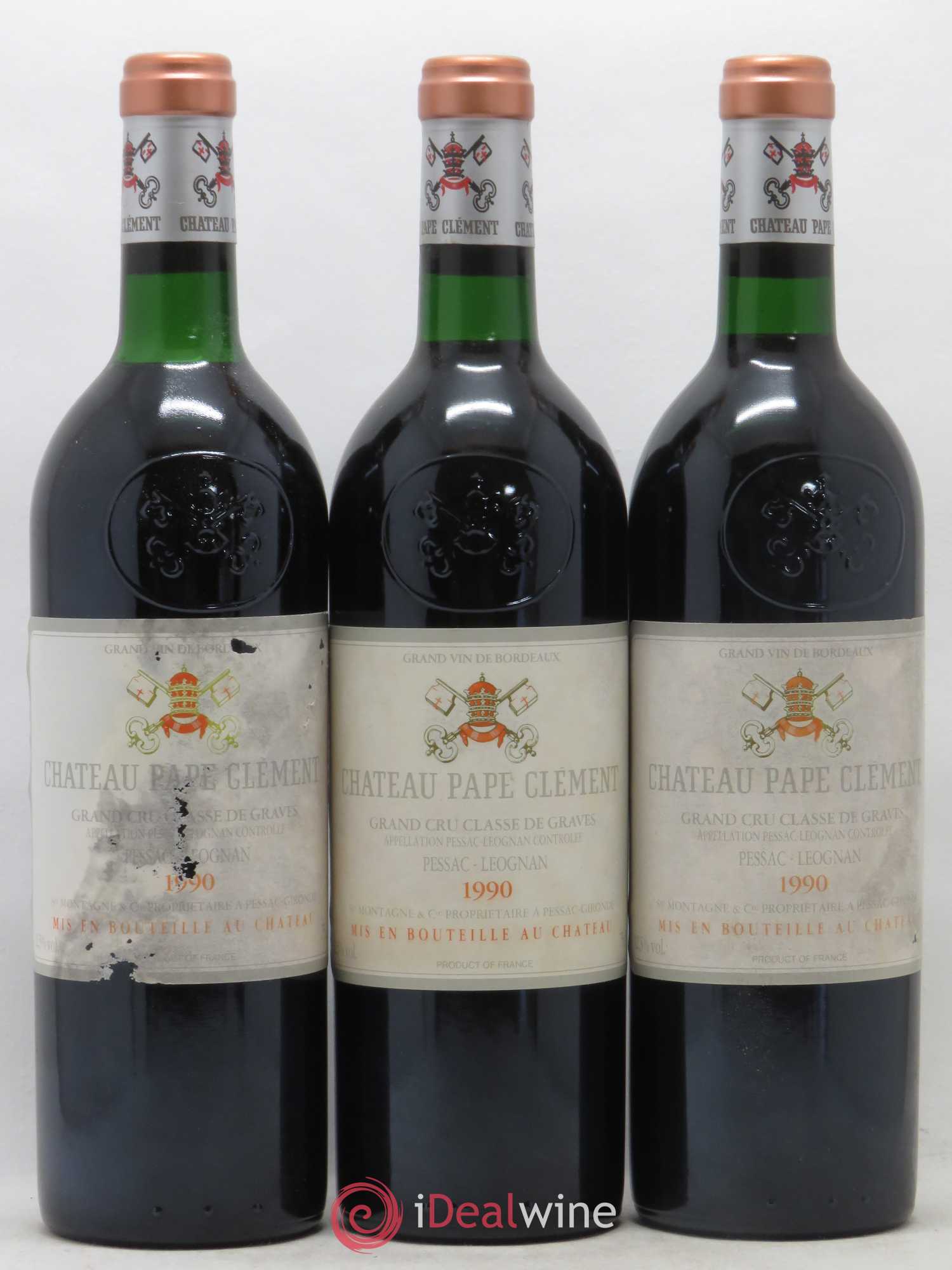 Château Pape Clément Cru Classé de Graves 1990 - Lot de 12 bouteilles - 2