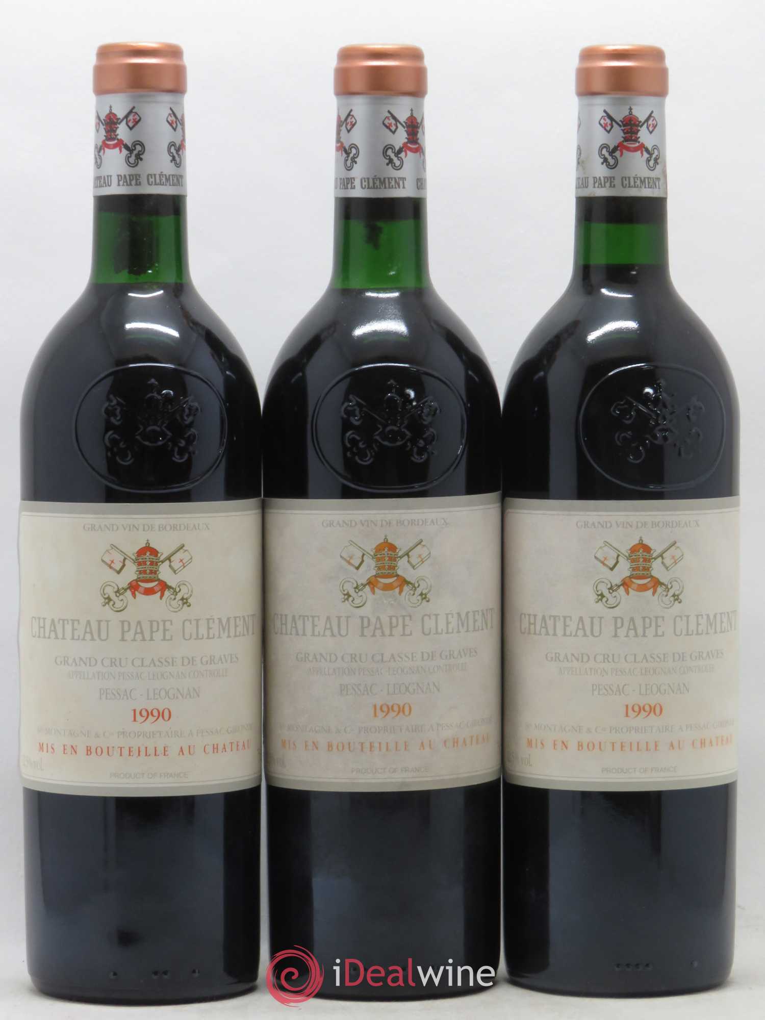 Château Pape Clément Cru Classé de Graves 1990 - Lot de 12 bouteilles - 3