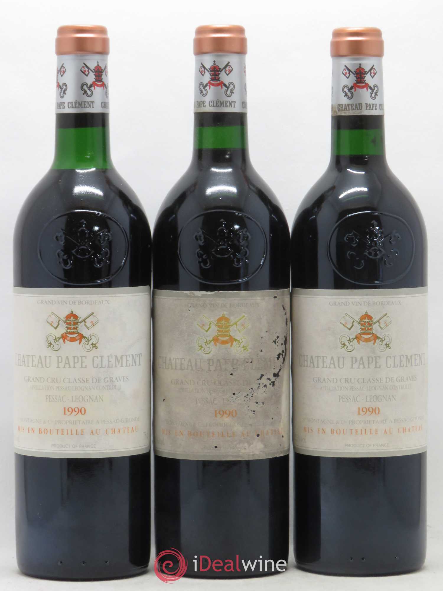Château Pape Clément Cru Classé de Graves 1990 - Lot de 12 bouteilles - 4