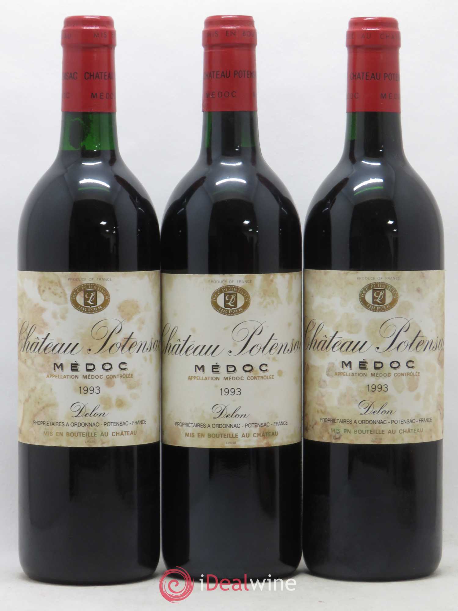 Château Potensac 1993 - Lot de 12 bouteilles - 2