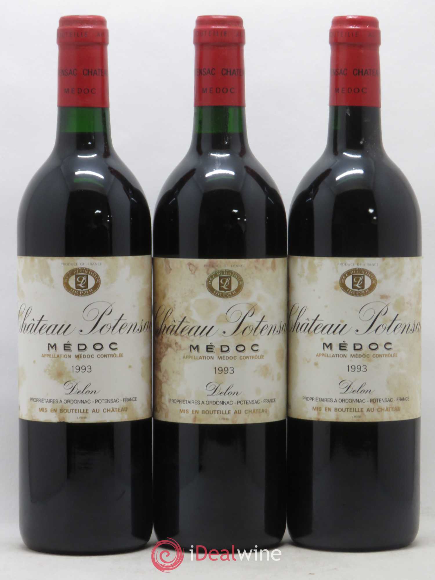 Château Potensac 1993 - Lot de 12 bouteilles - 3