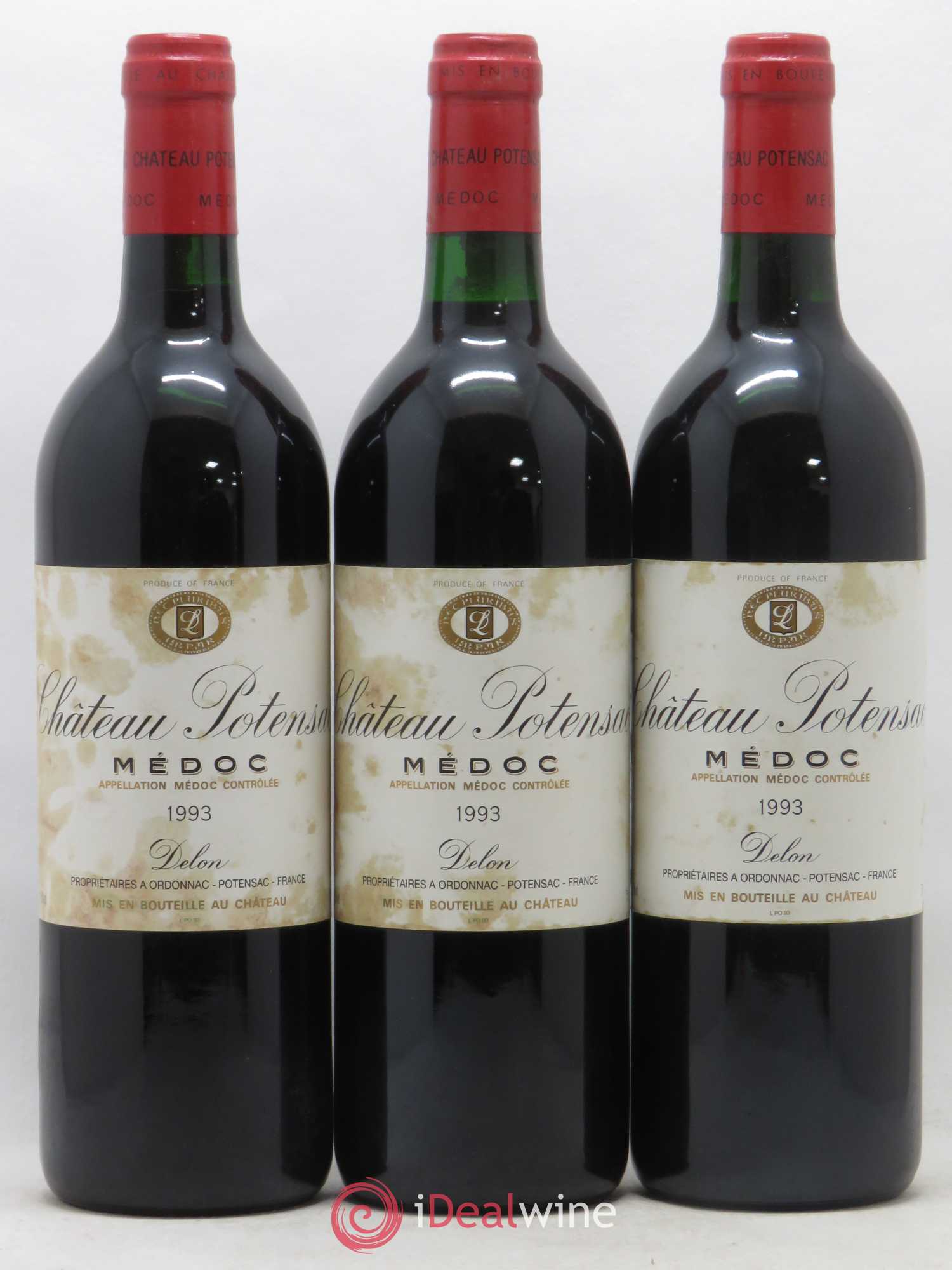 Château Potensac 1993 - Lot de 12 bouteilles - 4