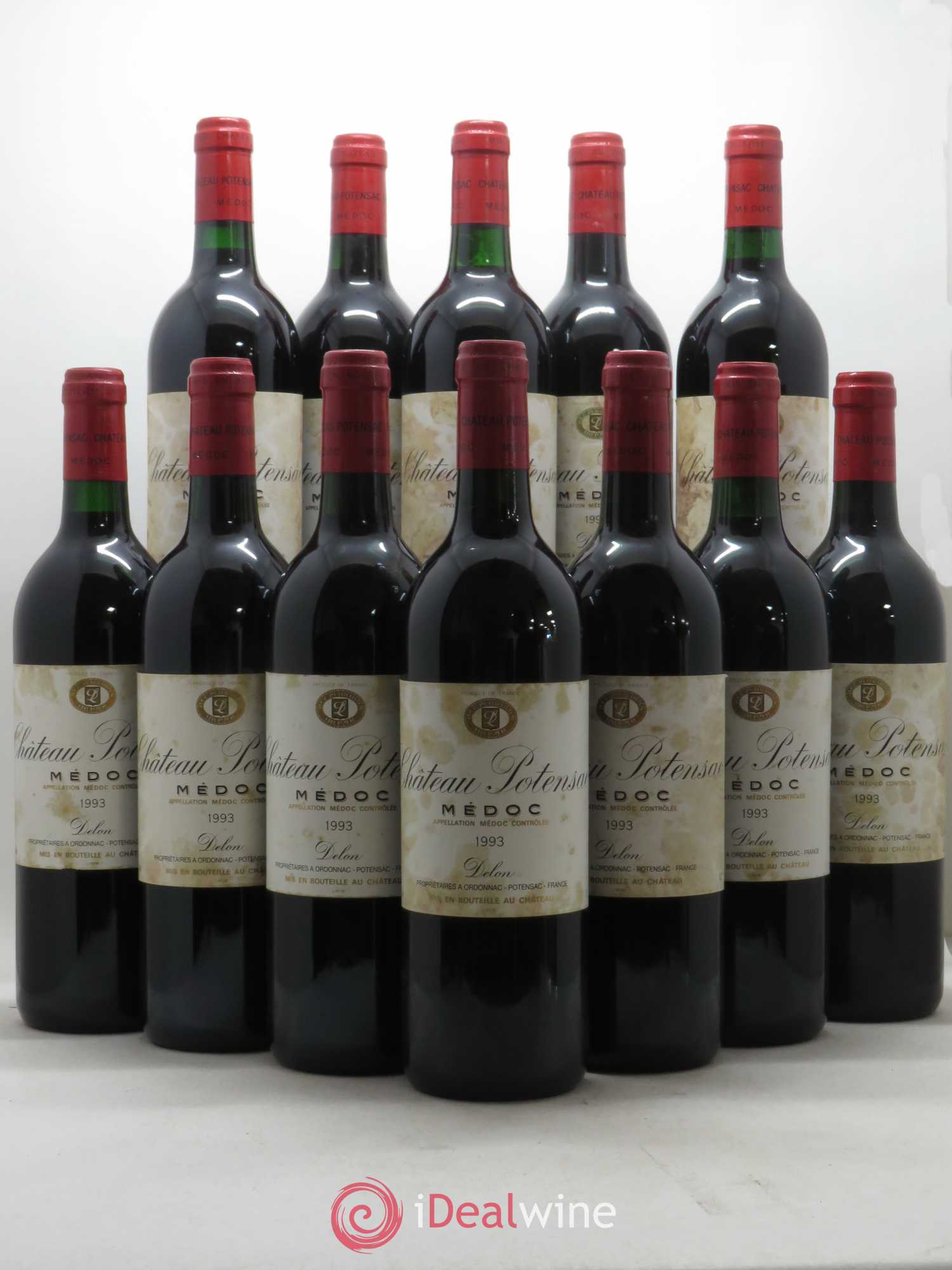 Château Potensac 1993 - Lot de 12 bouteilles - 0