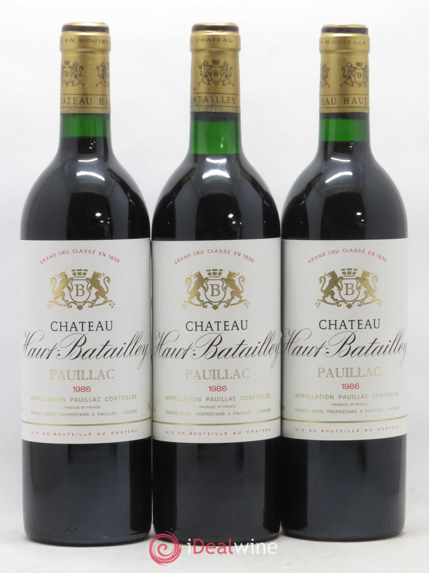 Château Haut Batailley 5ème Grand Cru Classé 1986 - Lot of 12 bottles - 3