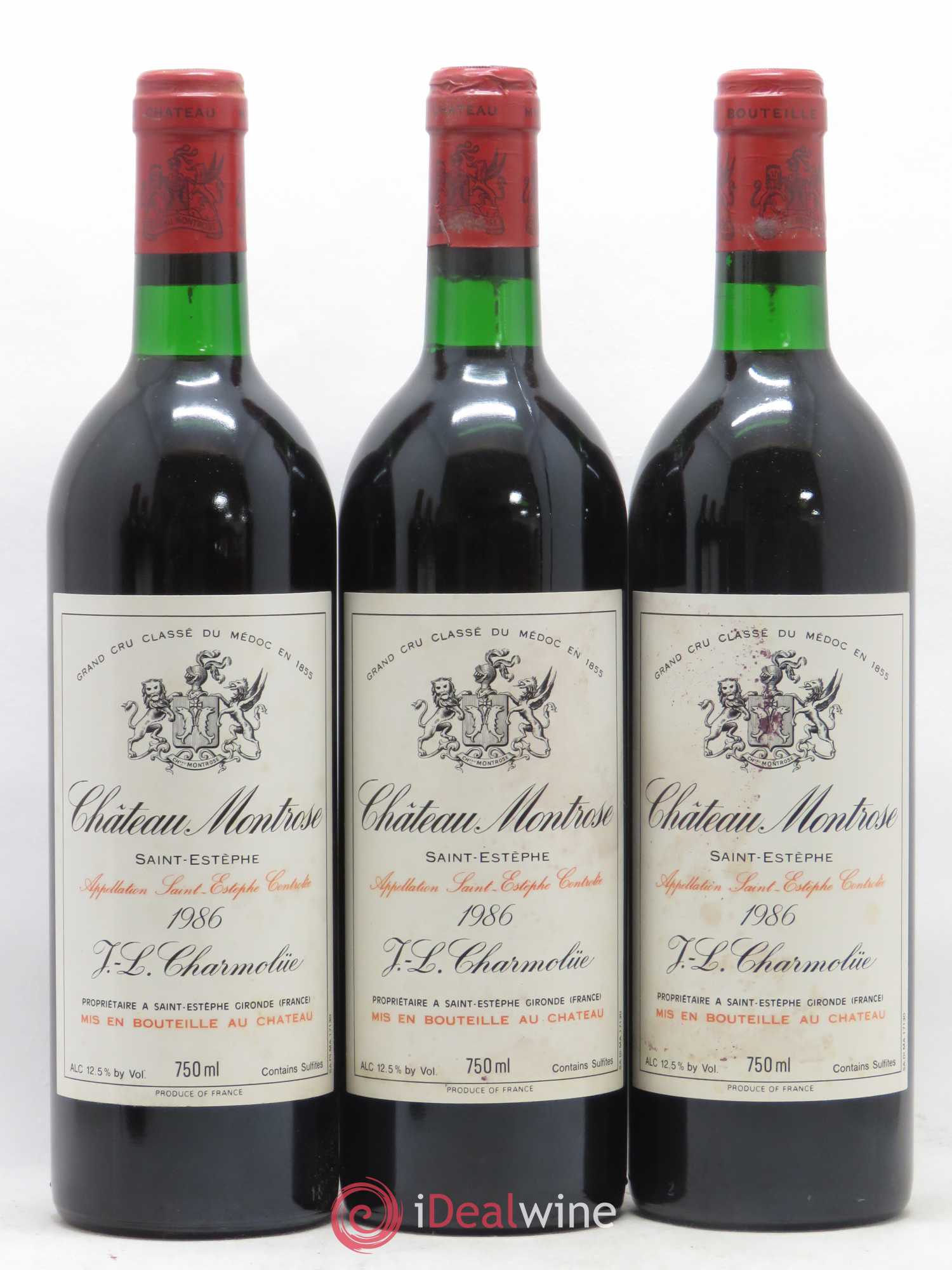 Château Montrose 2ème Grand Cru Classé 1986 - Lot de 12 bouteilles - 2