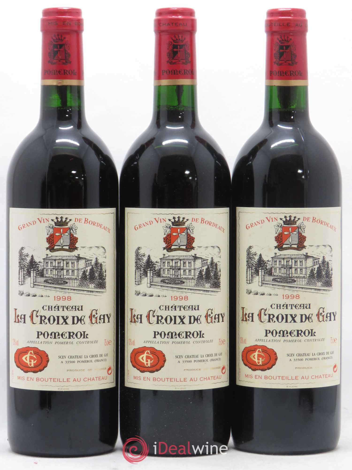 Château la Croix de Gay 1998 - Lot de 12 bouteilles - 1