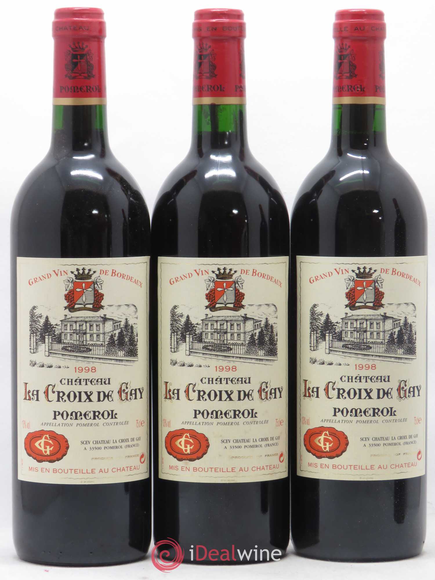 Château la Croix de Gay 1998 - Lot de 12 bouteilles - 3