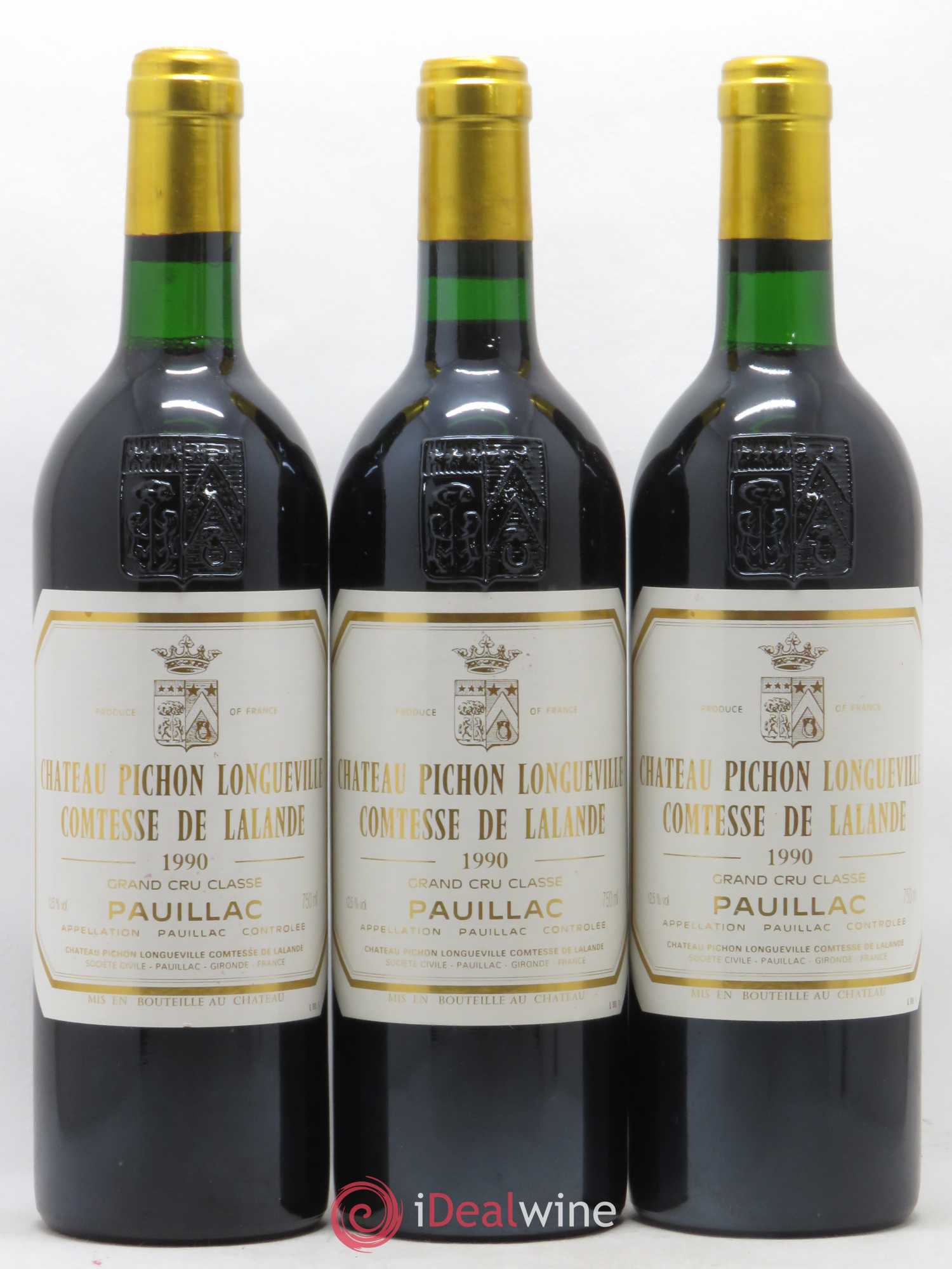 Château Pichon Longueville Comtesse de Lalande 2ème Grand Cru Classé 1990 - Lot de 12 bouteilles - 2