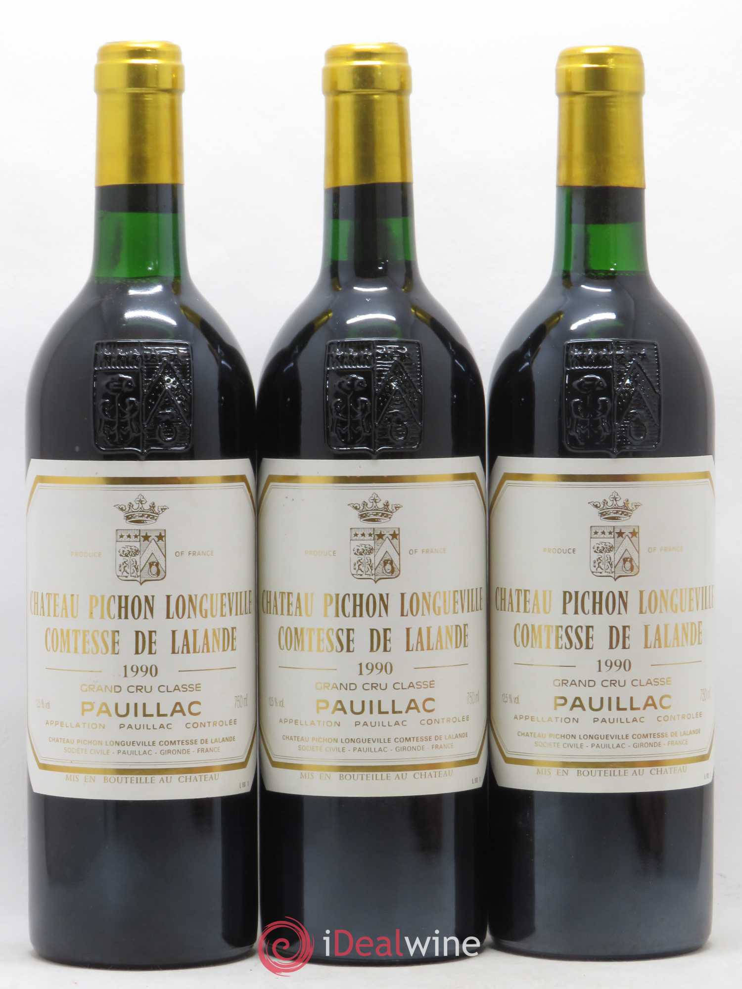 Château Pichon Longueville Comtesse de Lalande 2ème Grand Cru Classé 1990 - Lot de 12 bouteilles - 3