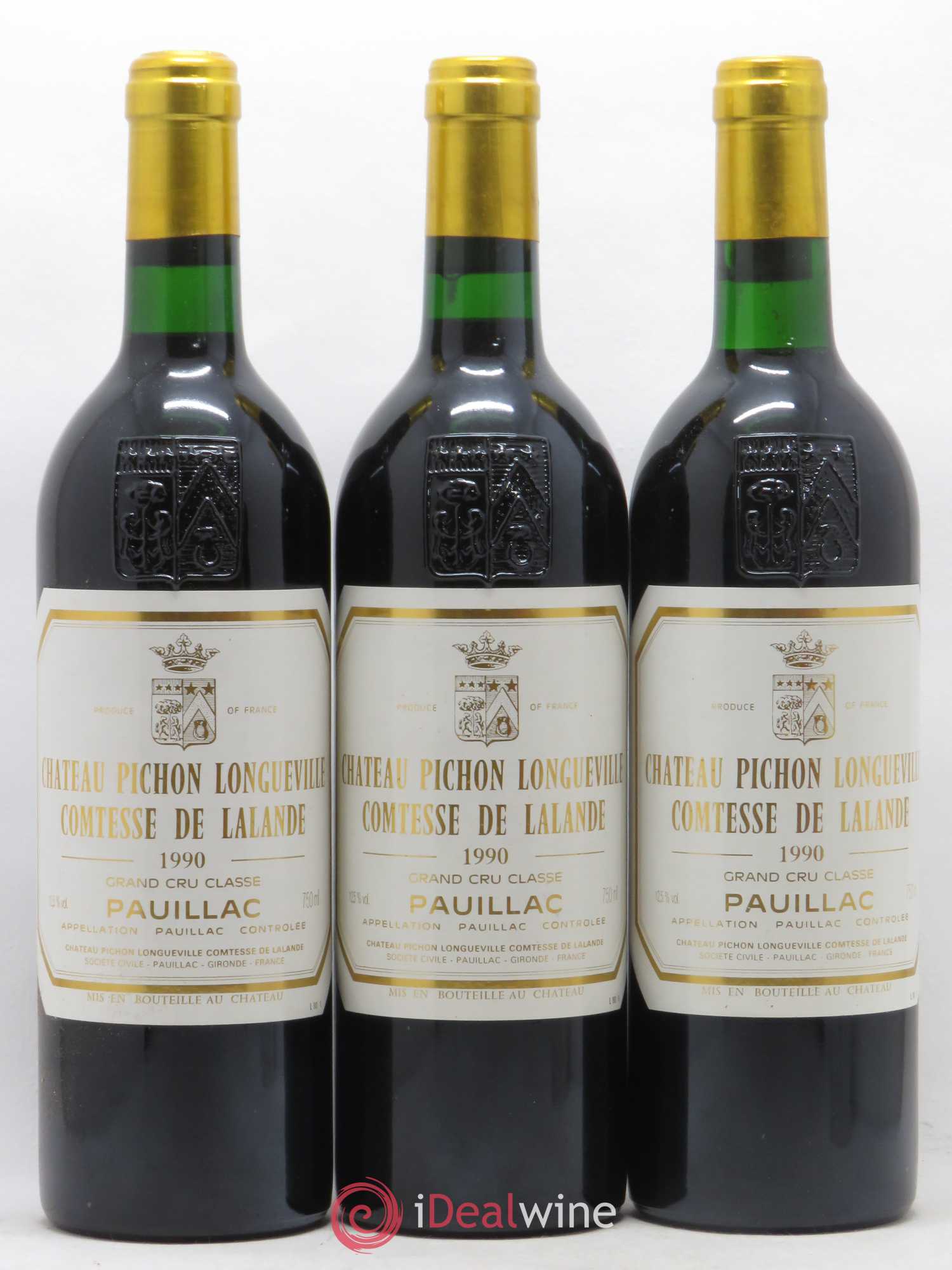Château Pichon Longueville Comtesse de Lalande 2ème Grand Cru Classé 1990 - Lot de 12 bouteilles - 4