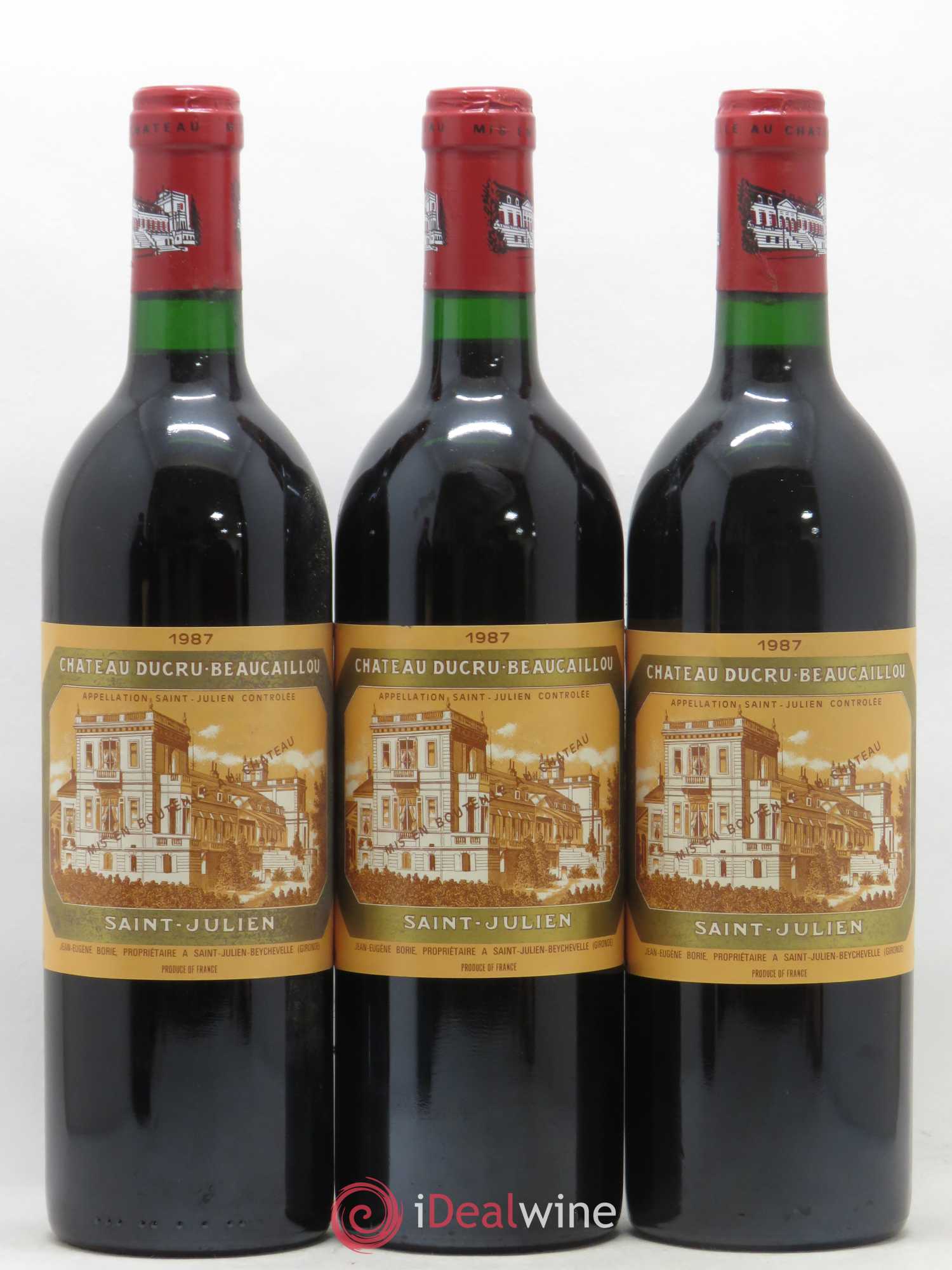 Château Ducru Beaucaillou 2ème Grand Cru Classé 1987 - Lot de 12 bouteilles - 1