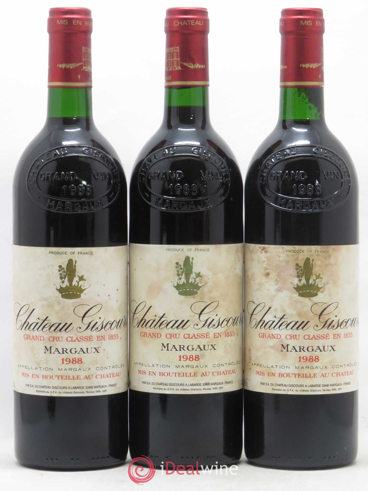Château Giscours 3ème Grand Cru Classé 1988 - Lot de 12 bouteilles - 1