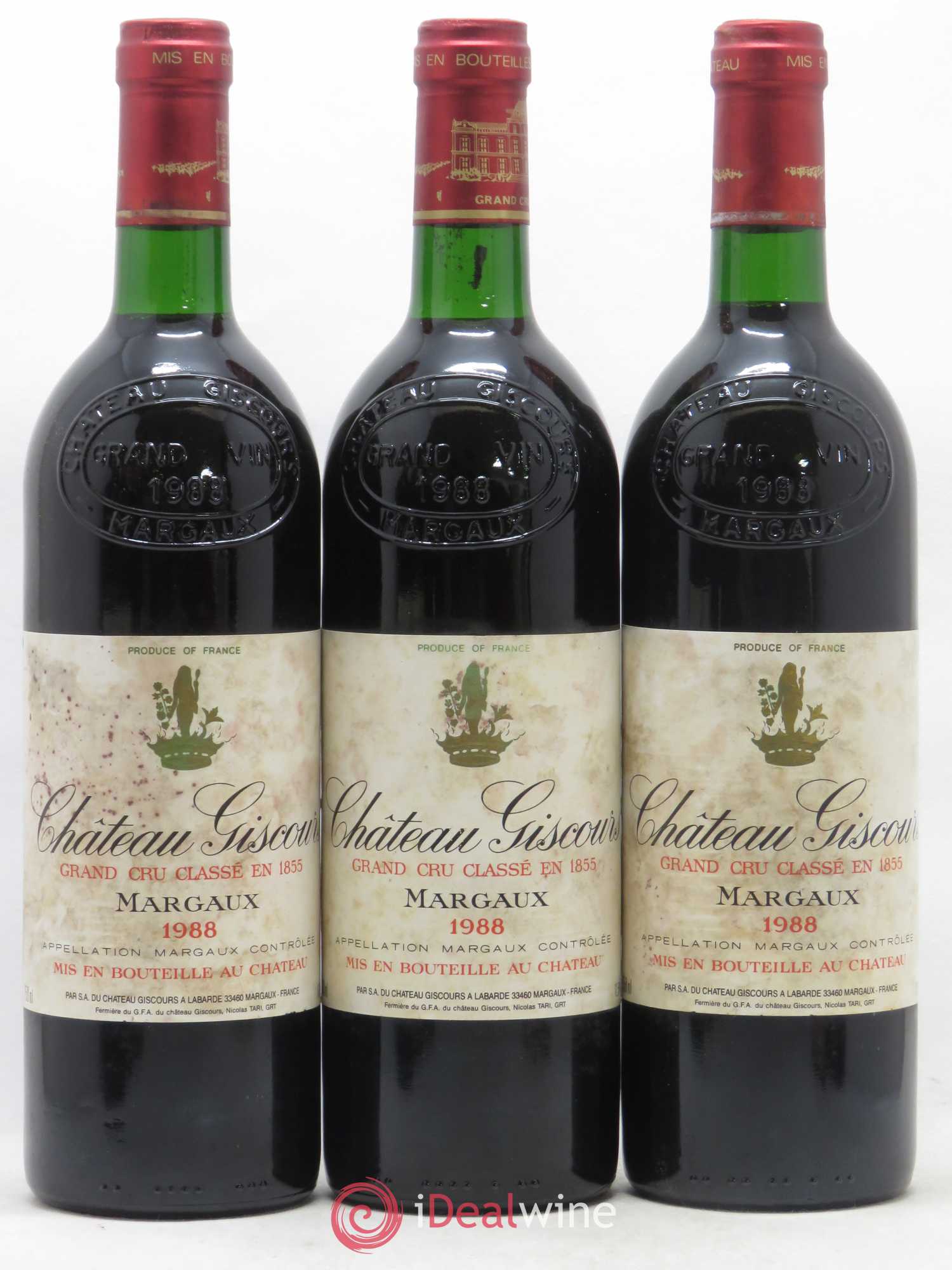 Château Giscours 3ème Grand Cru Classé 1988 - Lot de 12 bouteilles - 2