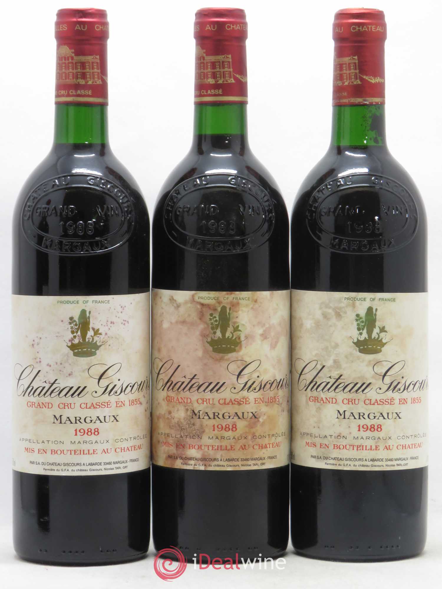 Château Giscours 3ème Grand Cru Classé 1988 - Lot de 12 bouteilles - 3