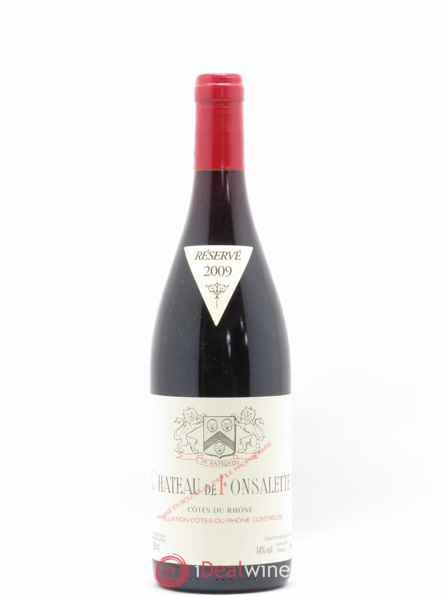 Côtes-du-Rhône Château de Fonsalette Emmanuel Reynaud 2009 - Lot de 1 bouteille - 0