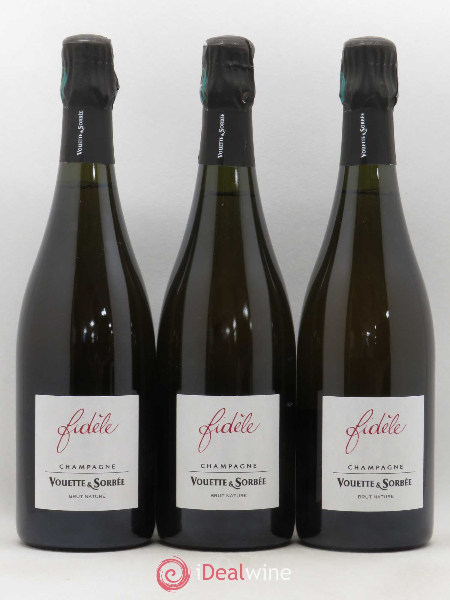 Fidèle Blanc de Noirs Vouette et Sorbée (sans prix de réserve) - Lot de 3 bouteilles - 0