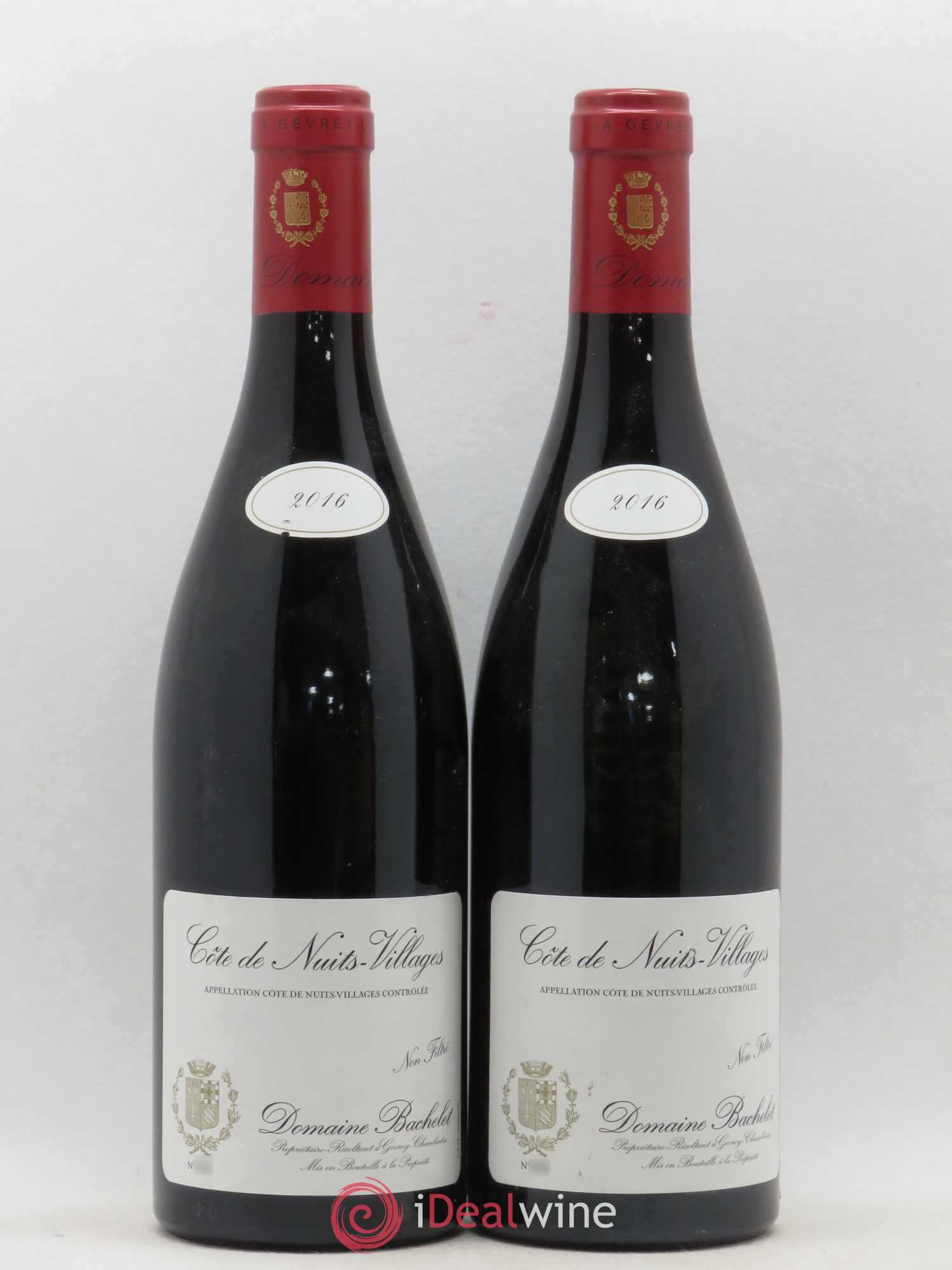 Côte de Nuits-Villages Denis Bachelet (Domaine) 2016 - Lot de 2 bouteilles - 0