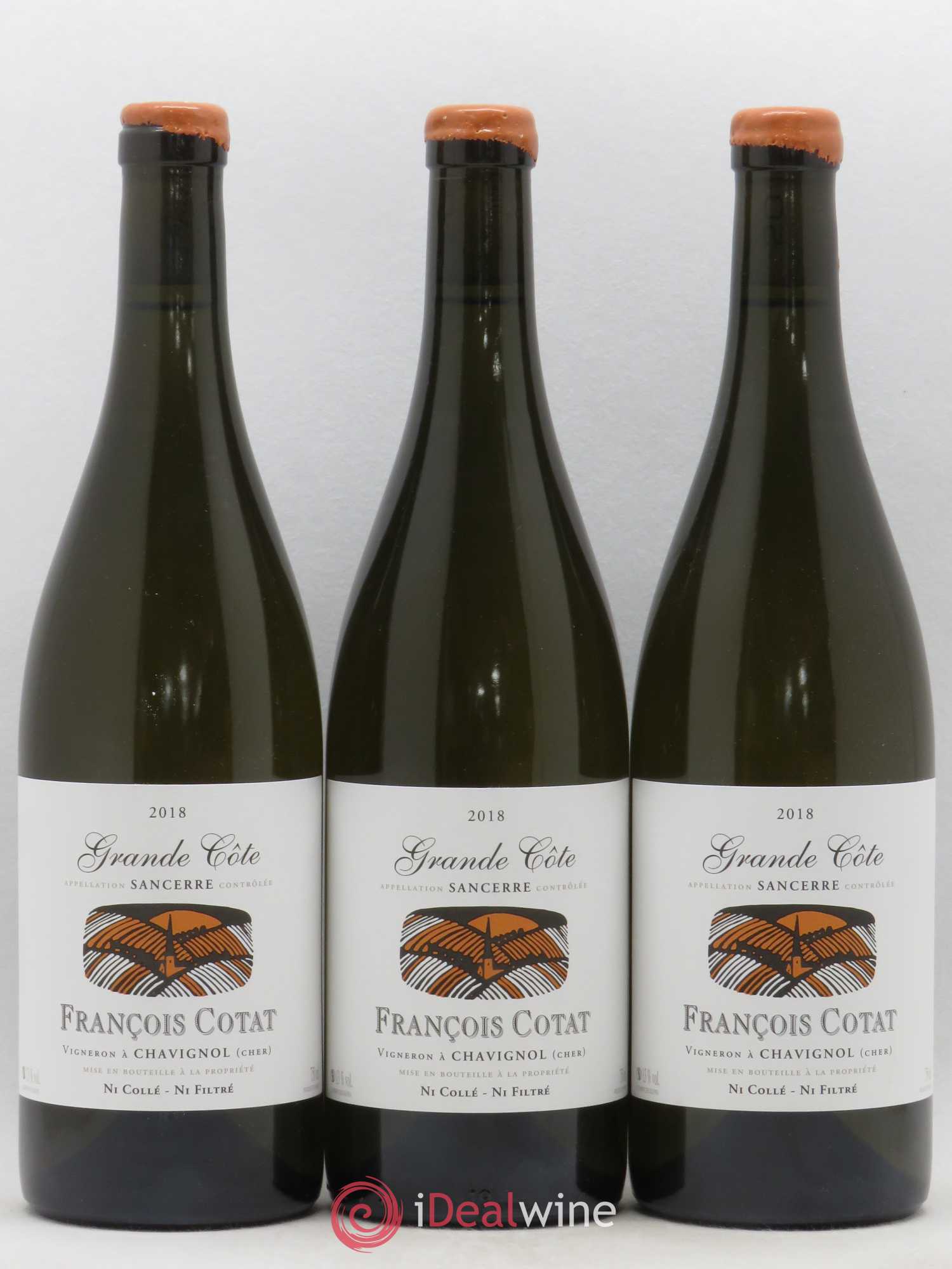 Sancerre La Grande Côte François Cotat 2018 - Lot de 3 bouteilles - 0