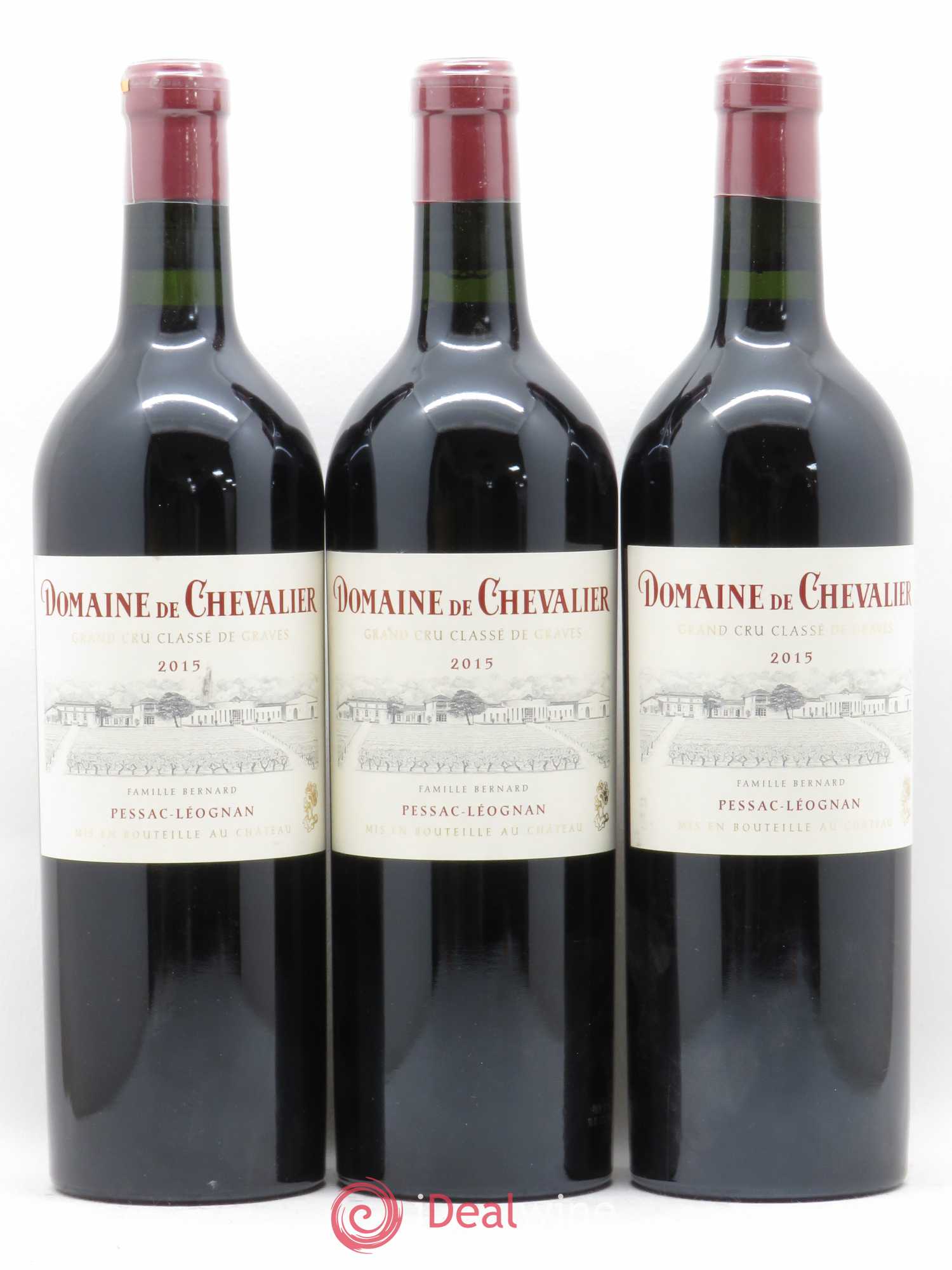 Domaine de Chevalier Cru Classé de Graves 2015 - Lot de 3 bouteilles - 0