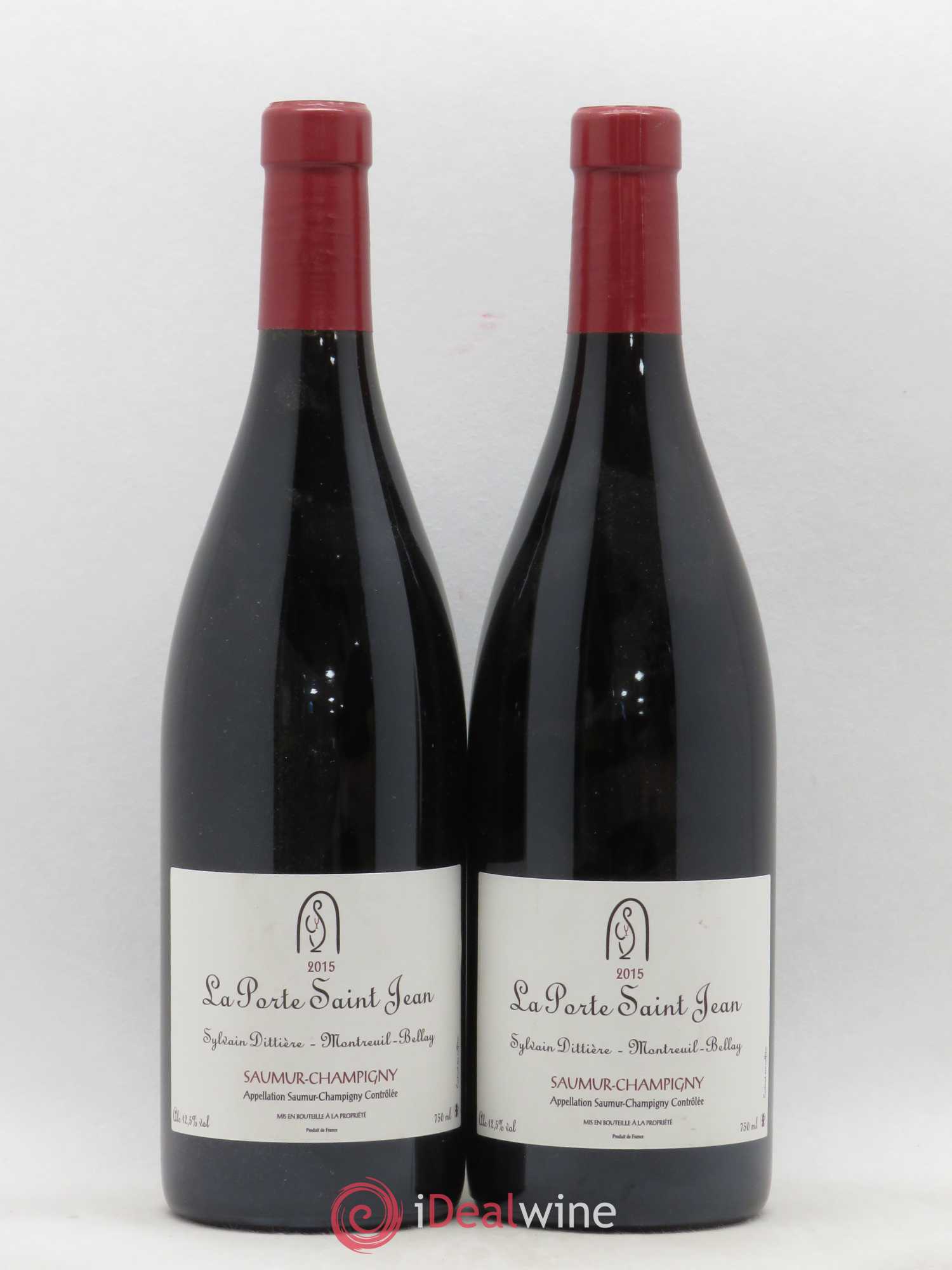 Saumur-Champigny La Porte Saint Jean 2015 - Lot de 2 bouteilles - 0