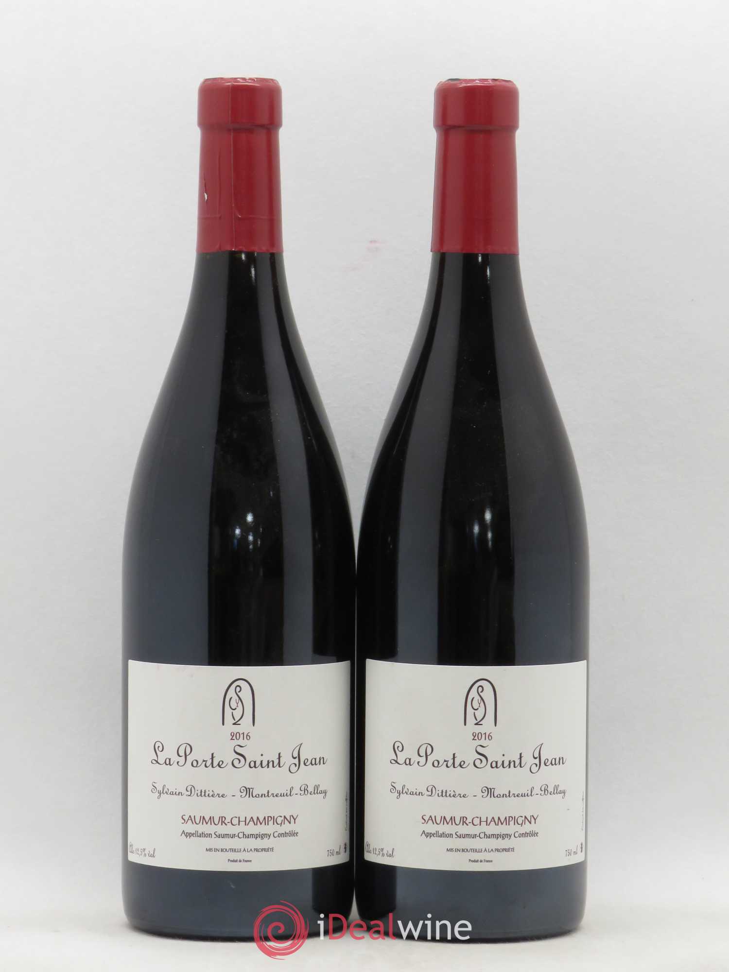 Saumur-Champigny La Porte Saint Jean (sans prix de réserve) 2016 - Lot de 2 bouteilles - 0