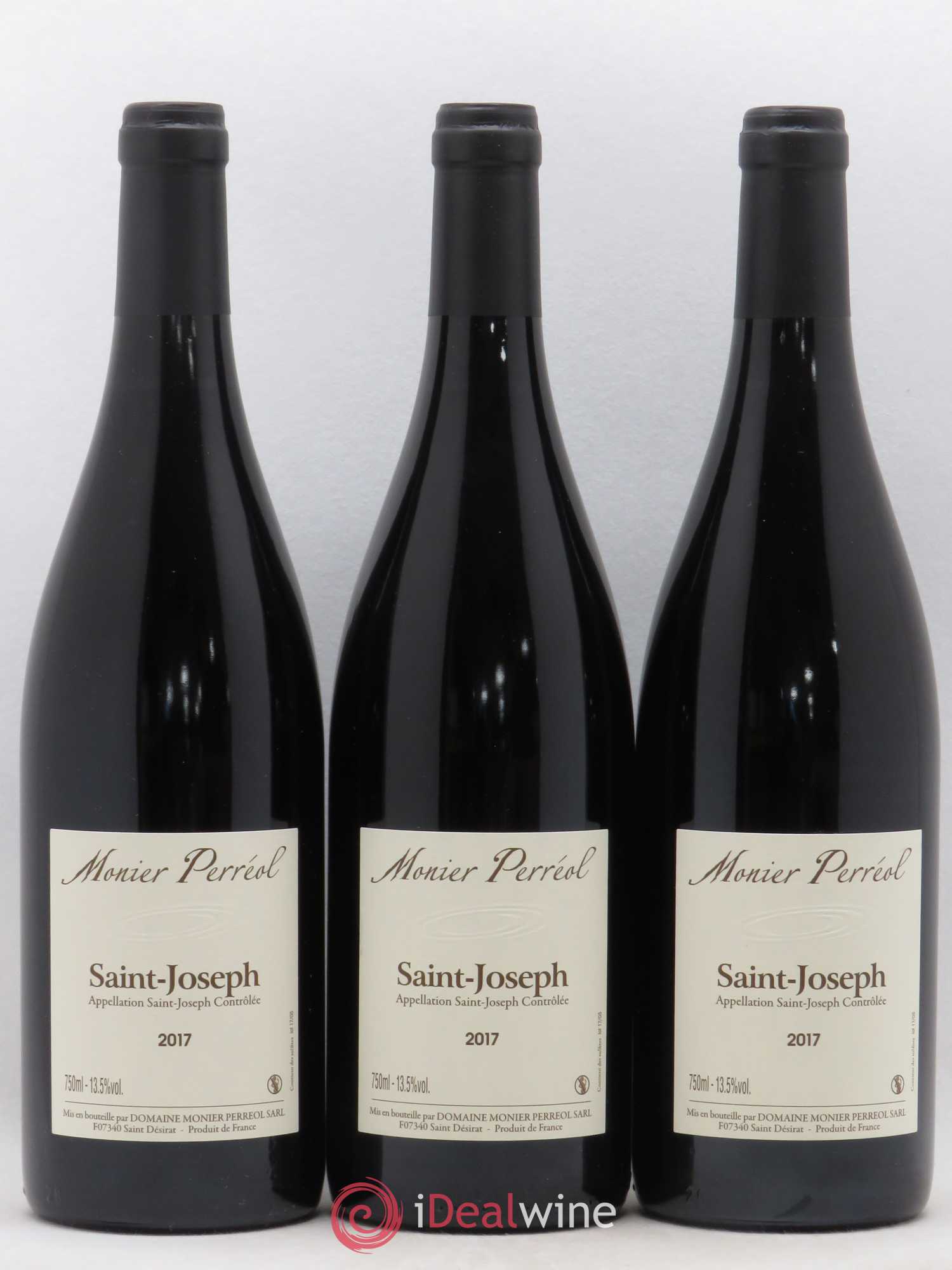 Saint-Joseph Domaine Monier Perréol 2017 - Posten von 3 Flaschen - 0