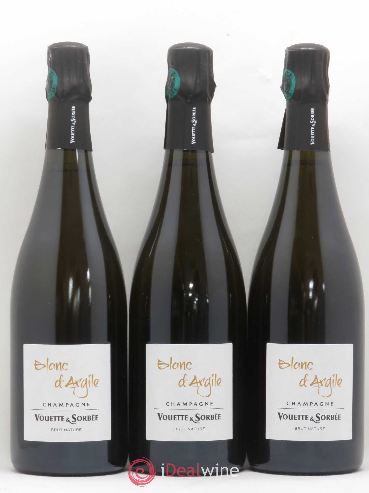 Blanc d'Argile Vouette et Sorbée Brut Nature (sans prix de réserve) - Posten von 3 Flaschen - 0