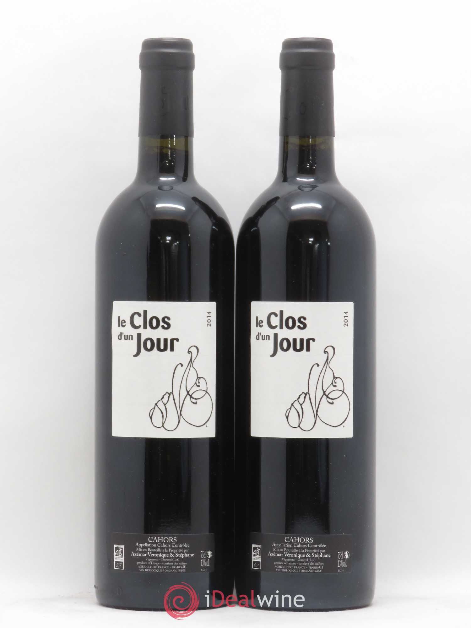 Cahors (senza prezzo di riserva) 2014 - Lotto di 2 bottiglie - 0