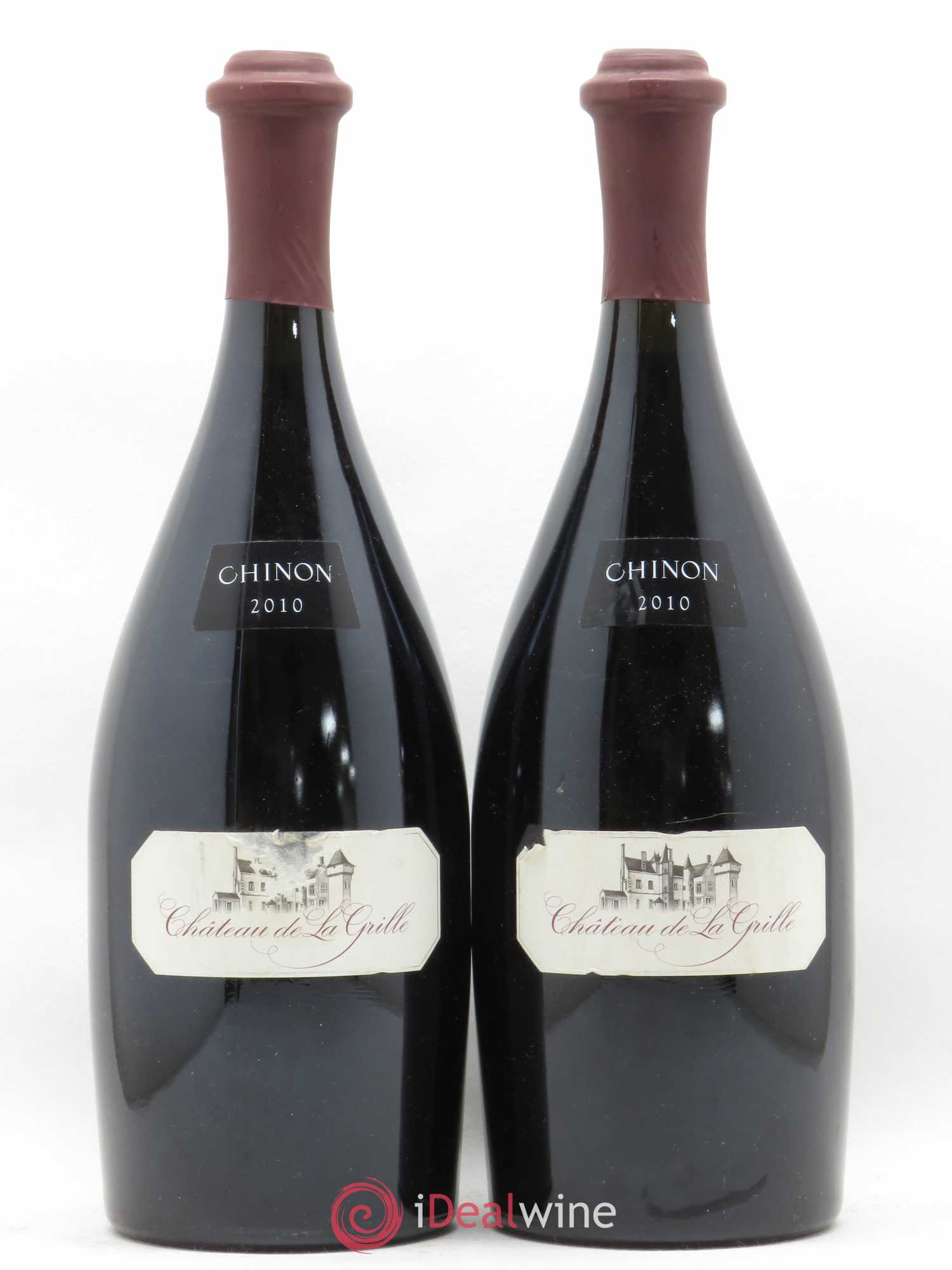 Chinon Château de la Grille 2010 - Lot de 2 bouteilles - 0