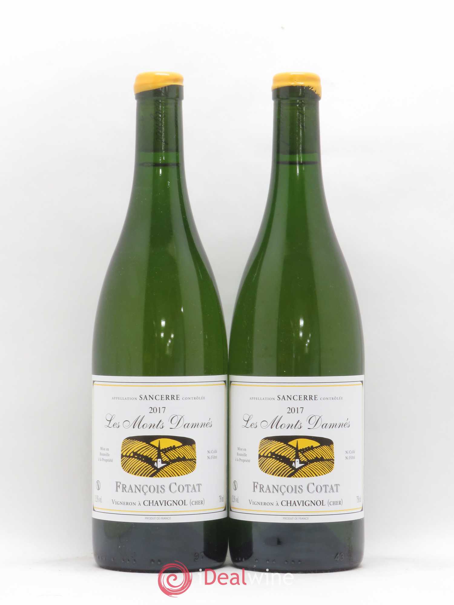 Sancerre Les Monts Damnés François Cotat (sans prix de réserve) 2017 - Lot de 2 bouteilles - 0