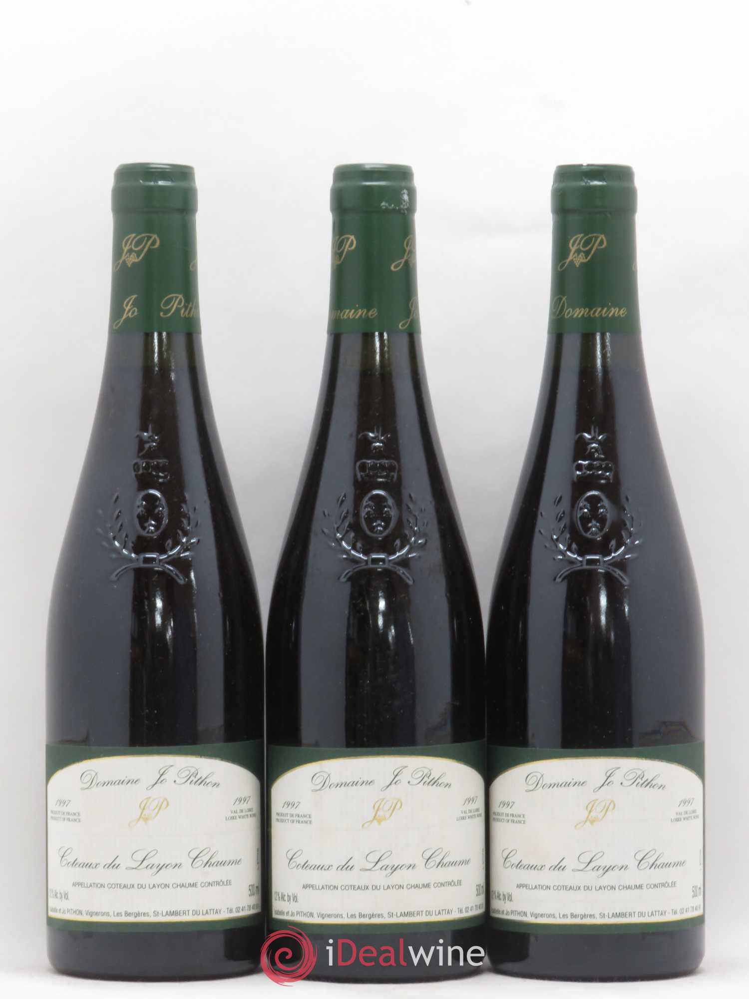 Coteaux du Layon Chaume 1997 - Lotto di 3 bottiglie - 0