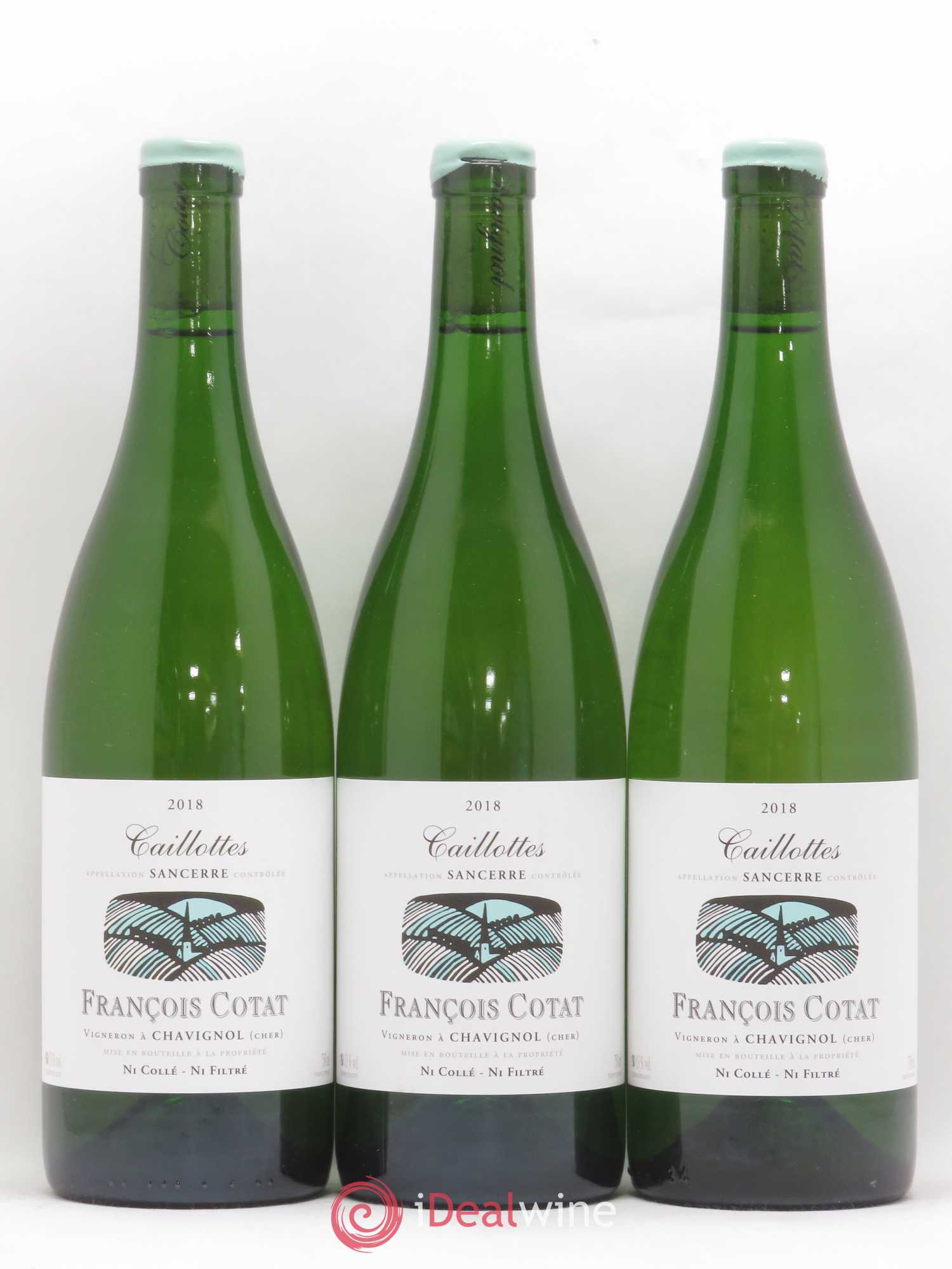 Sancerre Les Caillottes François Cotat 2018 - Posten von 3 Flaschen - 0