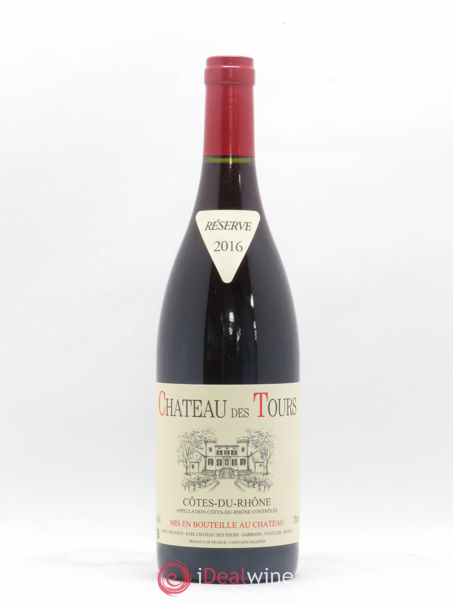 Côtes-du-Rhône Château des Tours Emmanuel Reynaud 2016 - Lot de 1 bouteille - 0