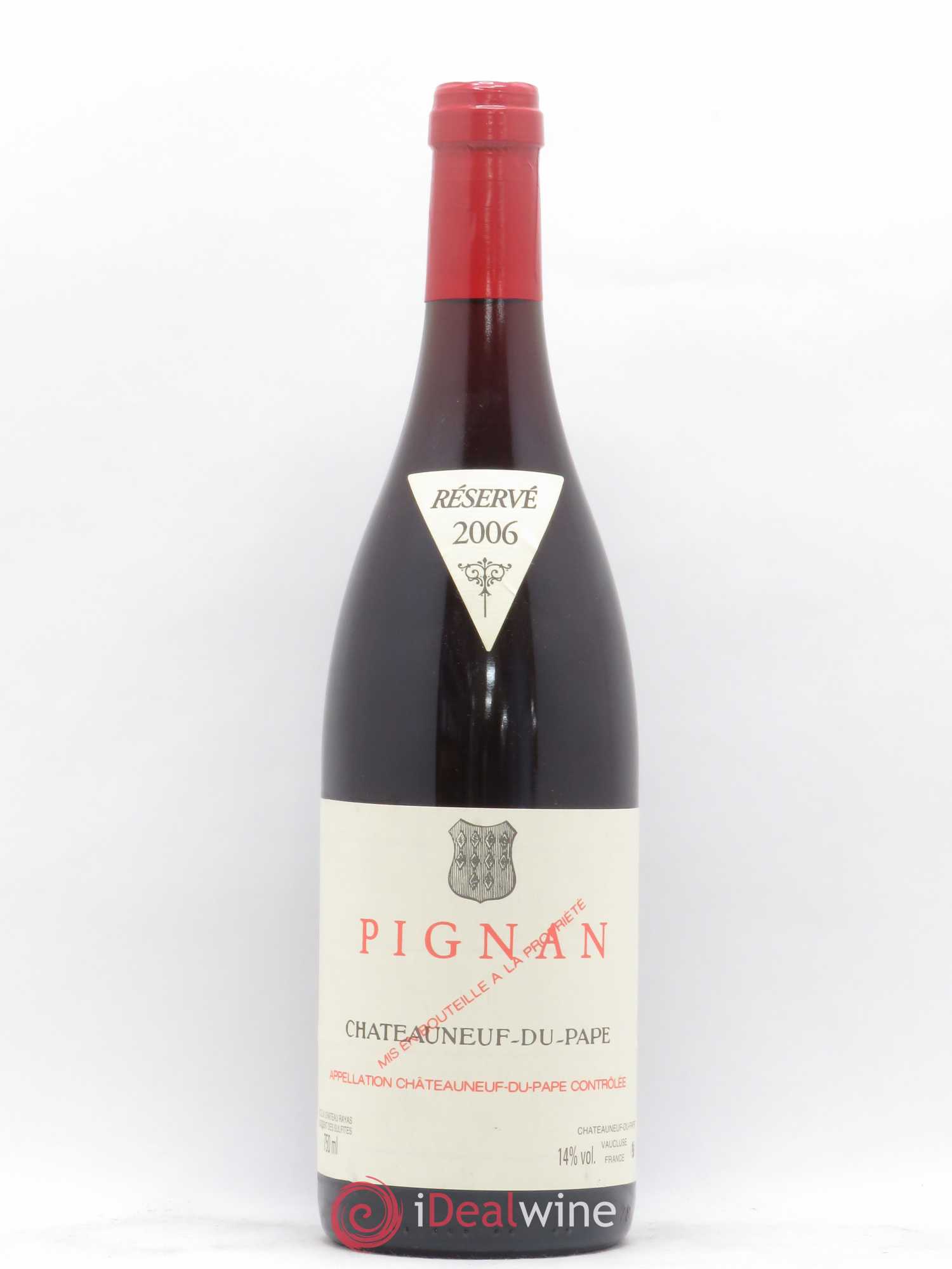 Châteauneuf-du-Pape Pignan Emmanuel Reynaud 2006 - Lot de 1 bouteille - 0