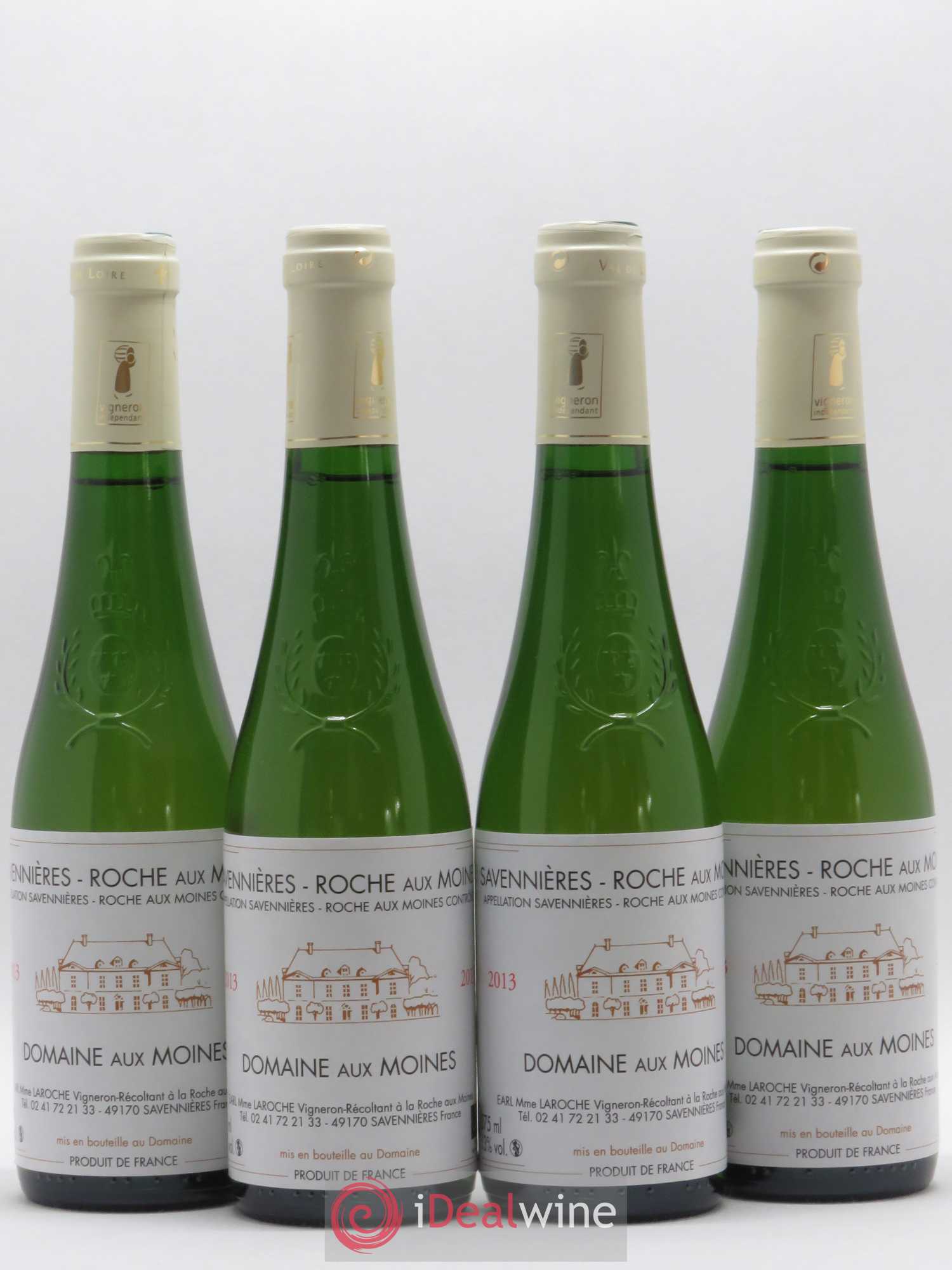 Savennières Roche aux Moines Domaine aux Moines (sans prix de réserve) 2013 - Posten von 4 Demi-Flaschen - 0