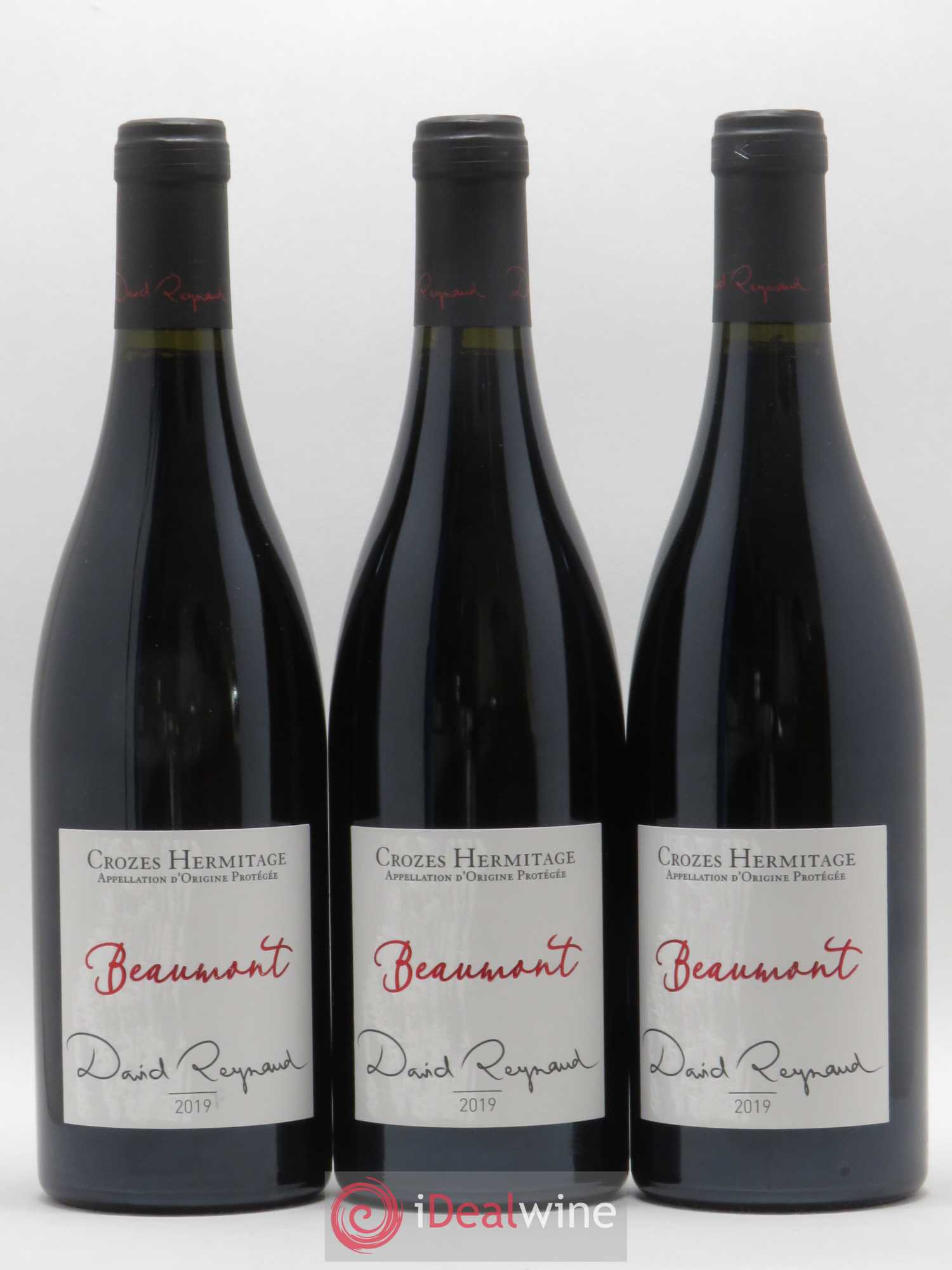 Crozes-Hermitage Beaumont Domaine Les Bruyères David Reynaud (sans prix de réserve) 2019 - Posten von 3 Flaschen - 0