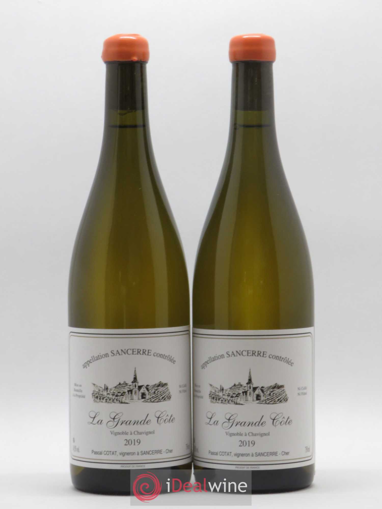Sancerre La Grande Côte Pascal Cotat (sans prix de réserve) 2019 - Lot de 2 bouteilles - 0