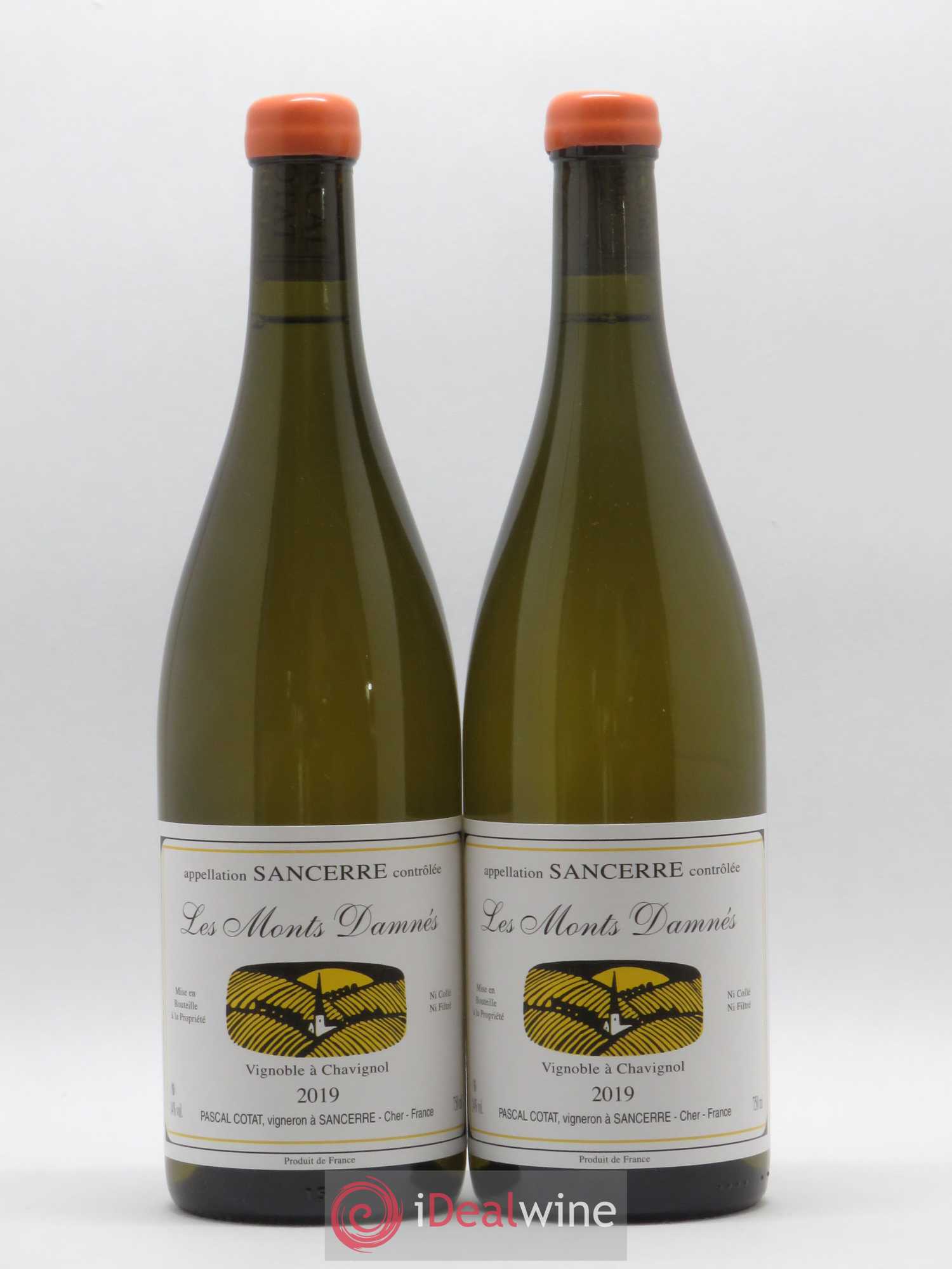 Sancerre Les Monts Damnés Pascal Cotat (sans prix de réserve) 2019 - Lot de 2 bouteilles - 0