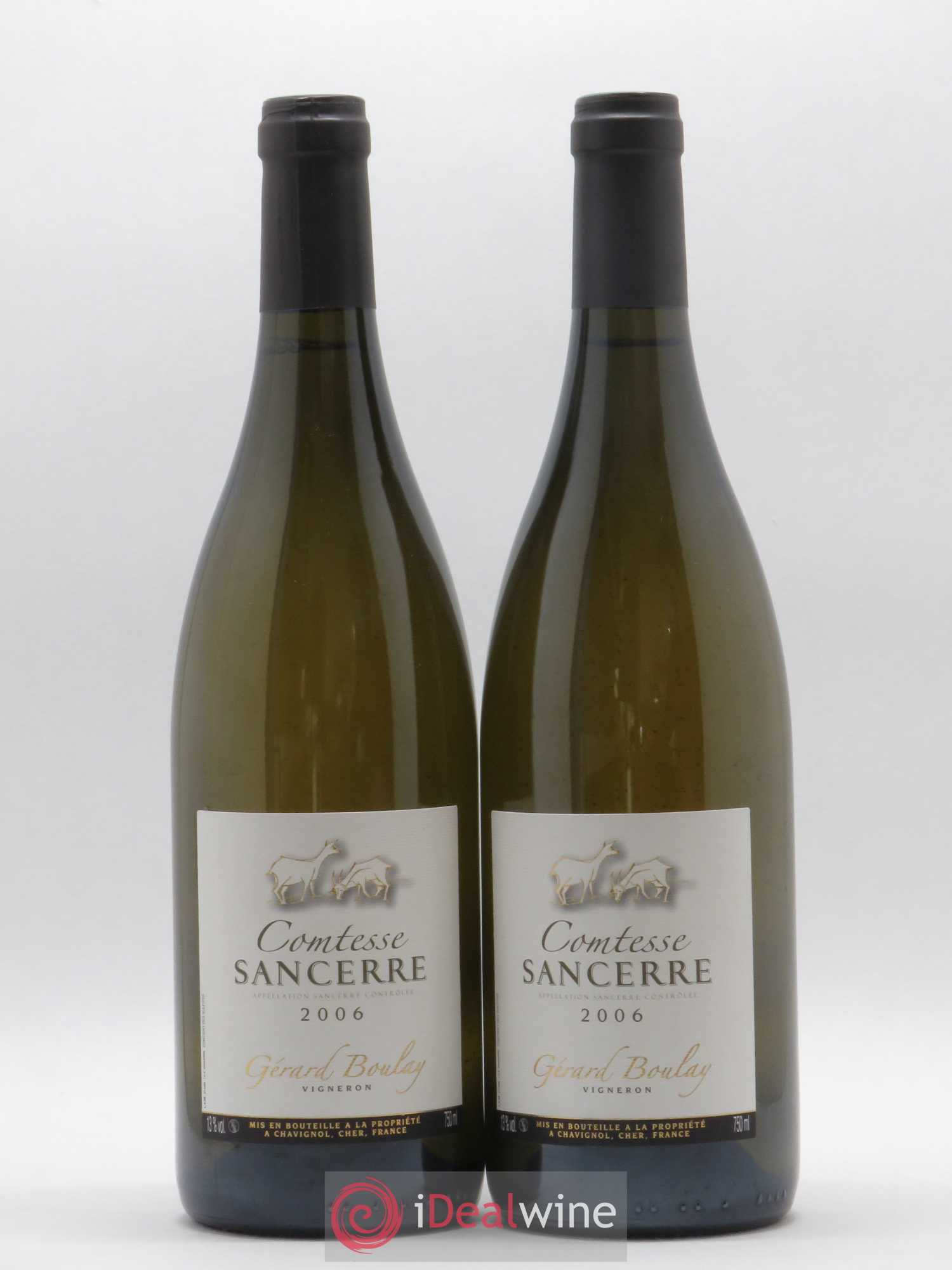 Sancerre Comtesse Gérard Boulay (sans prix de réserve) 2006 - Lot de 2 bouteilles - 0