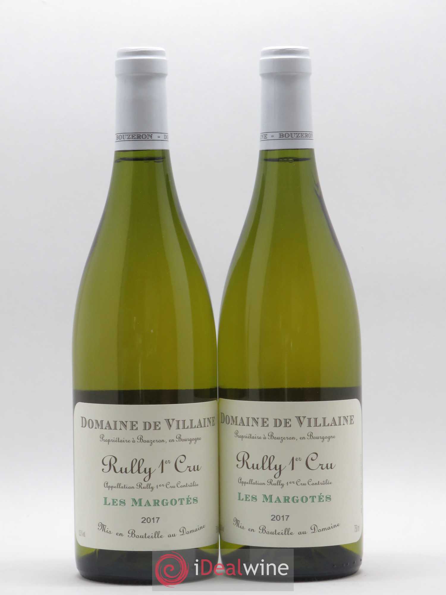 Rully 1er Cru Les Margotés Domaine de Villaine (sans prix de réserve) 2017 - Lot de 2 bouteilles - 0