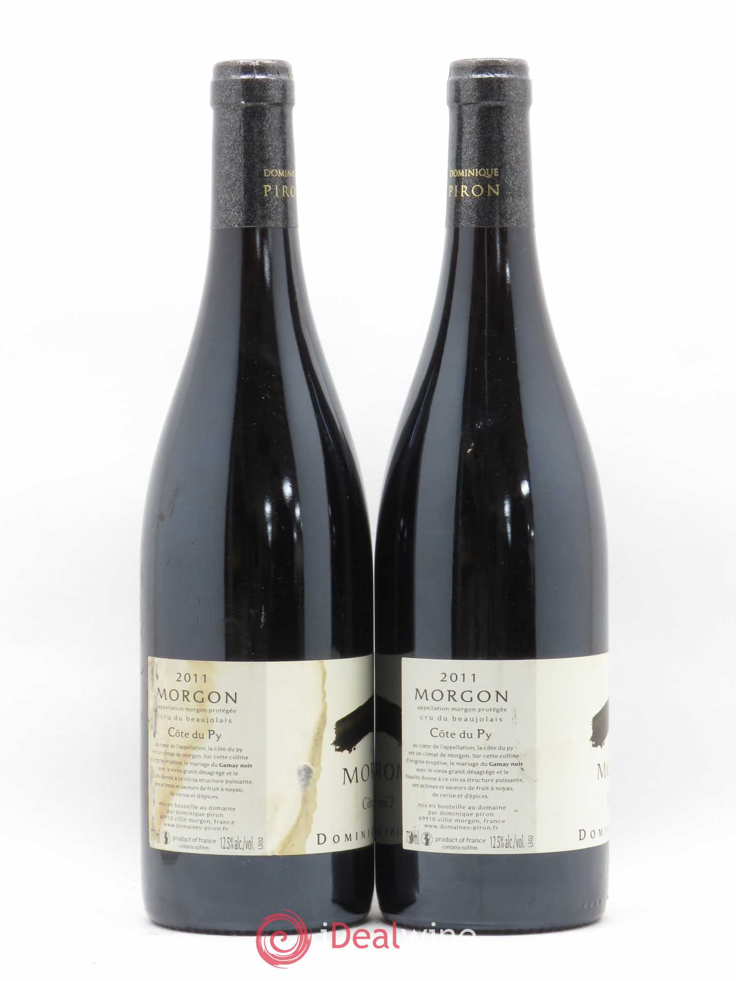 Morgon Côte du Py Dominique Piron (Domaine) (sans prix de réserve) 2011 - Lot de 4 bouteilles - 1