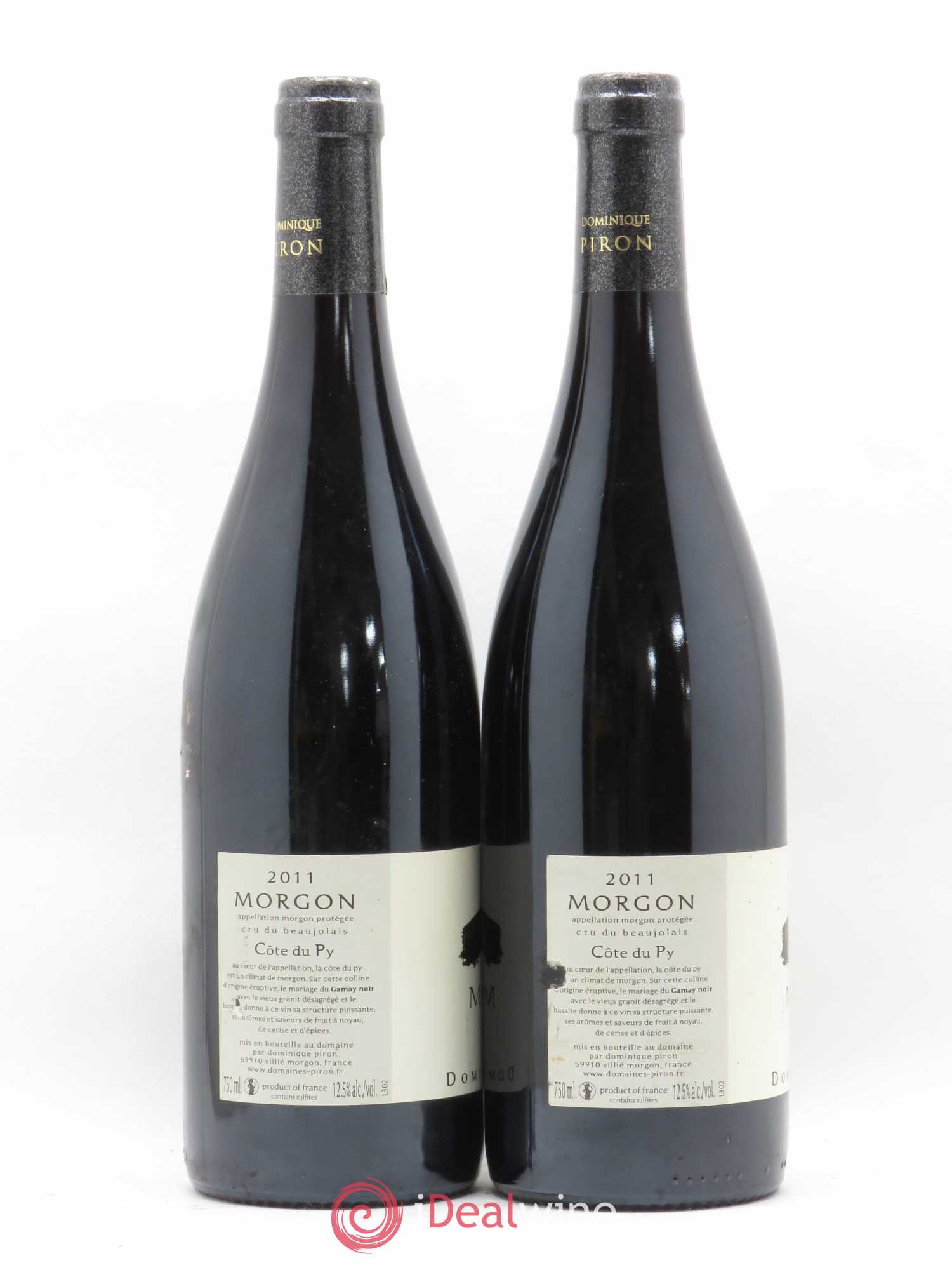 Morgon Côte du Py Dominique Piron (Domaine) (sans prix de réserve) 2011 - Lot de 4 bouteilles - 2