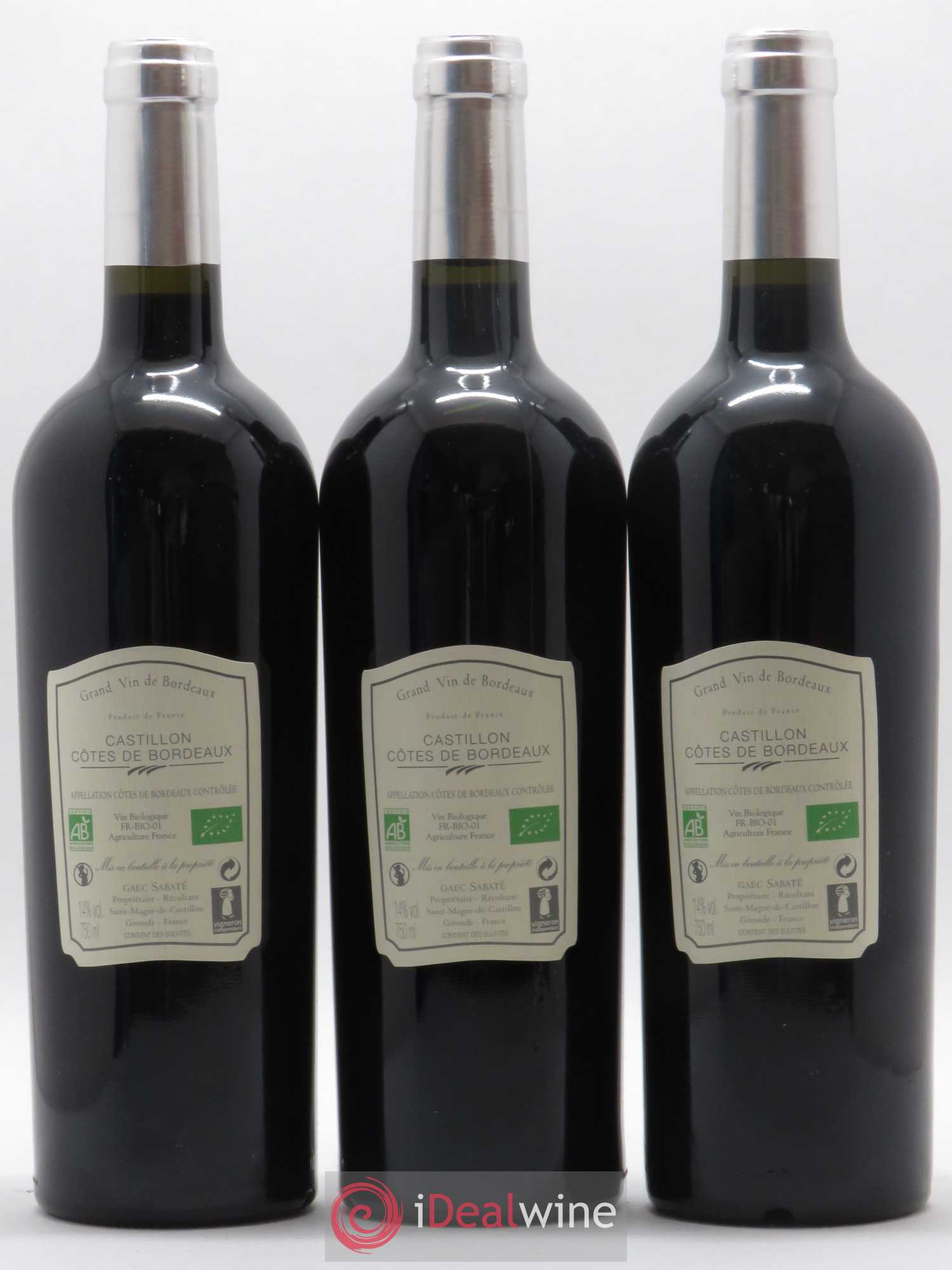 Castillon-Côtes-de-Bordeaux (Côtes-de-Castillon) Château Fontbaude Ame De Fontbaude (sans prix de réserve) 2015 - Posten von 6 Flaschen - 2